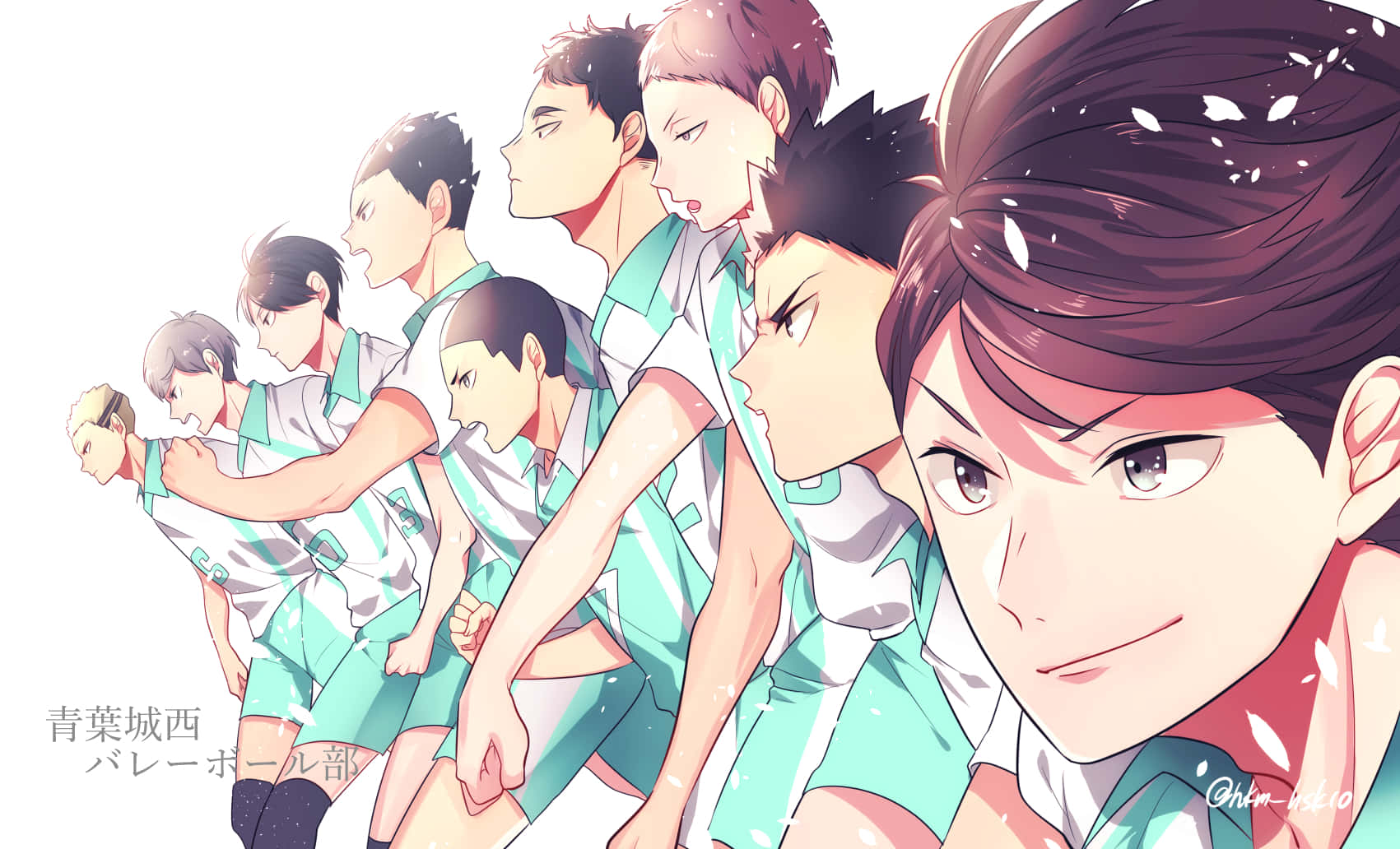 Equipo de Voleibol Aoba Johsai Fondos de pantalla