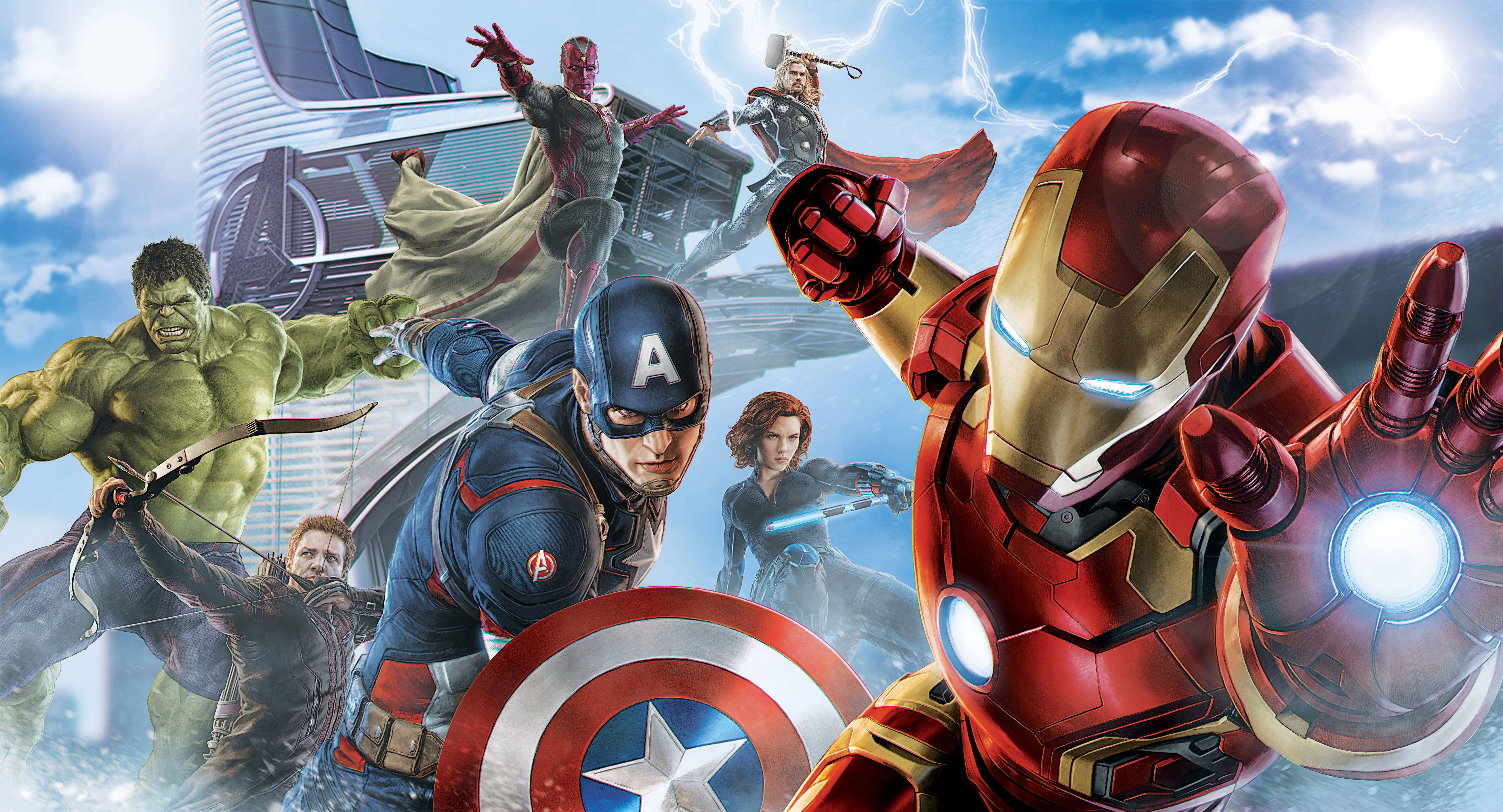 Era de Ultron - Vengadores Implacables en 3D Fondos de pantalla