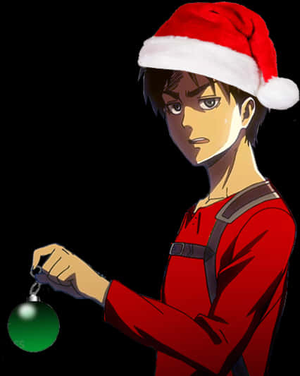 Eren navideño con adorno Fondos de pantalla