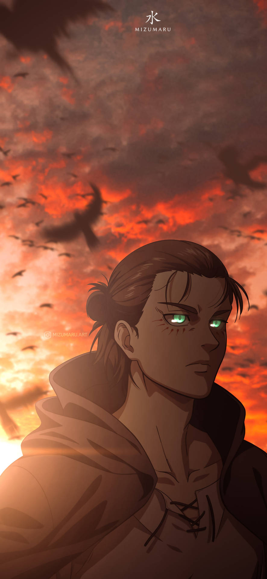 Eren Yeager Estética Anime iPhone