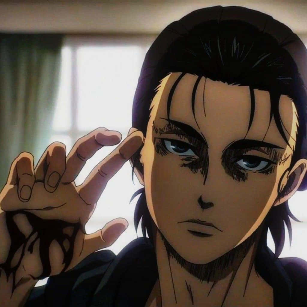 Eren Yeager PFP con mano ensangrentada Fondos de pantalla