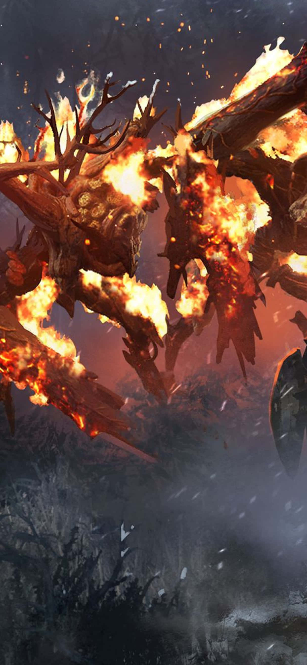 Es hora de la guerra - Librea épicas batallas en iPhone Xs Max Total War Attila Fondos de pantalla