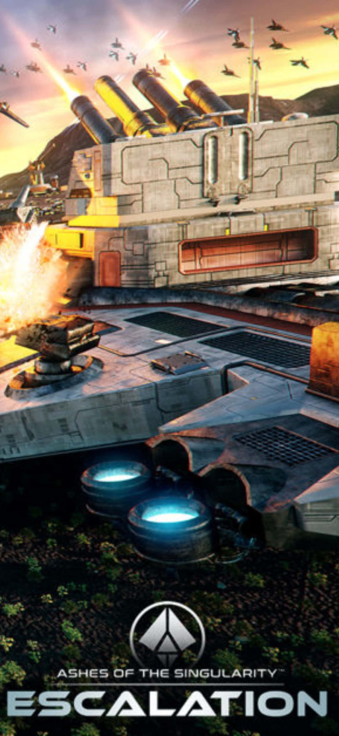 escalation - una nave espacial con un lanzacohetes Fondos de pantalla