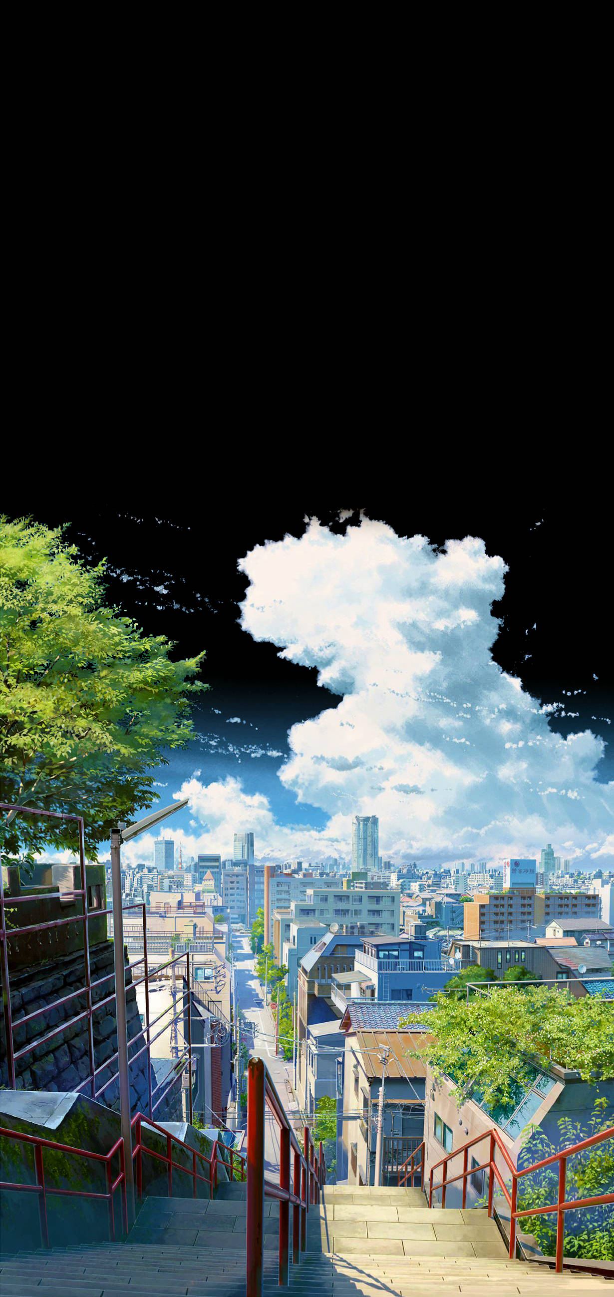 Escalera Suga Kimi No Na Wa para teléfono Fondos de pantalla