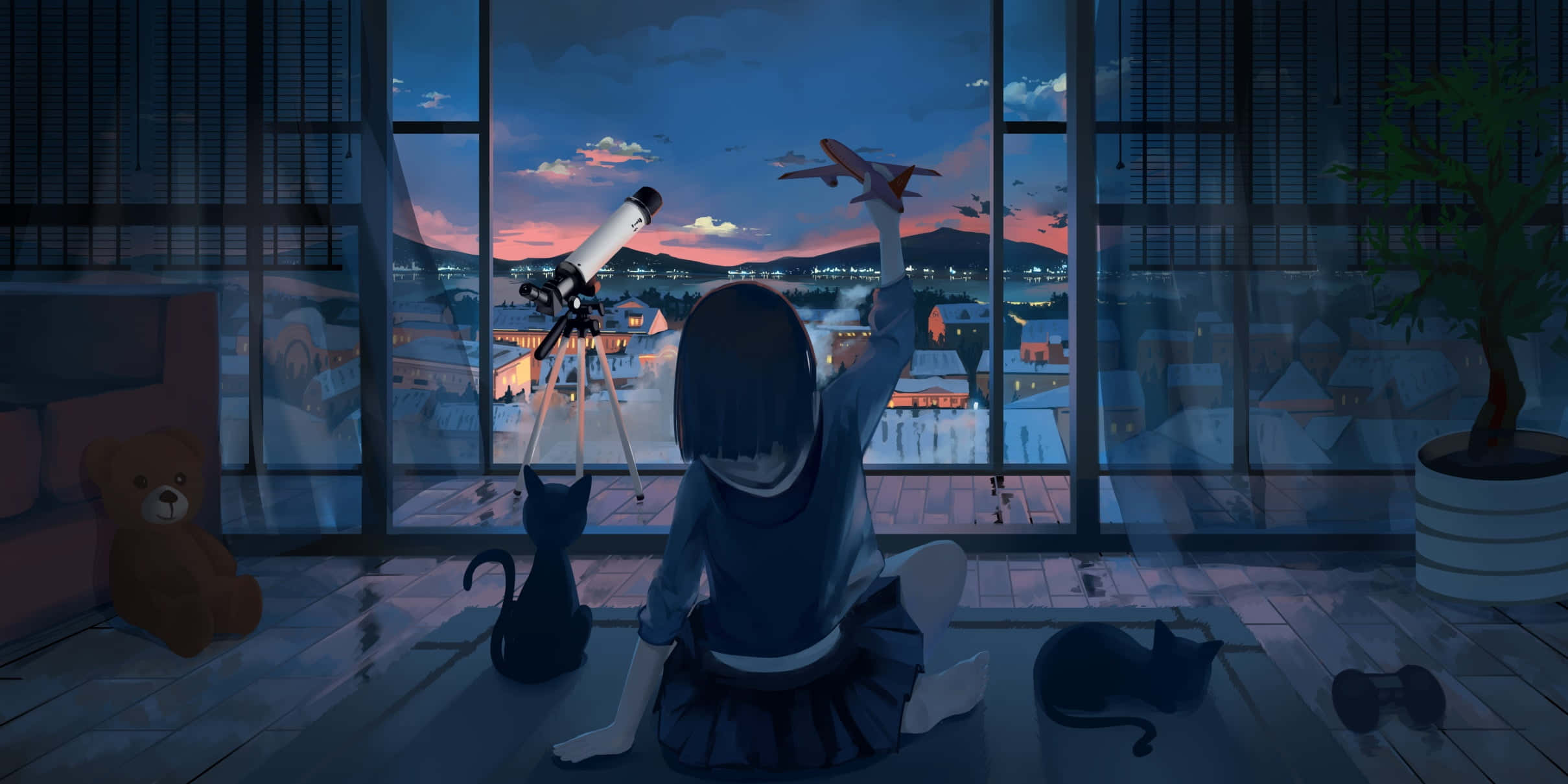 Escapa al mundo oscuro y misterioso del anime Fondos de pantalla
