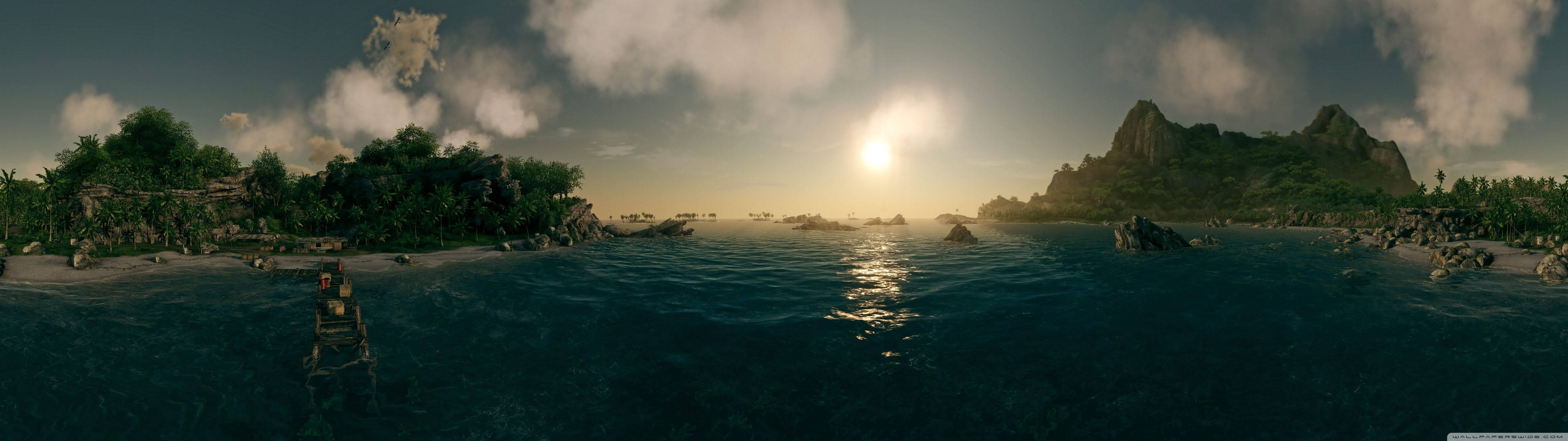 Escapada Relajante: Relájate en Esta Vista de Playa Idílica Fondos de pantalla