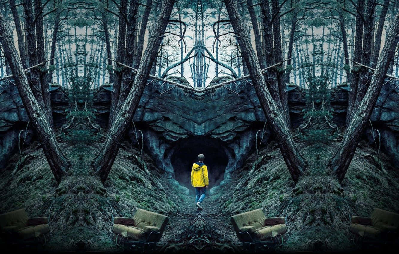 Escena de Jonas en el bosque de la serie original de Netflix Dark Fondos de pantalla