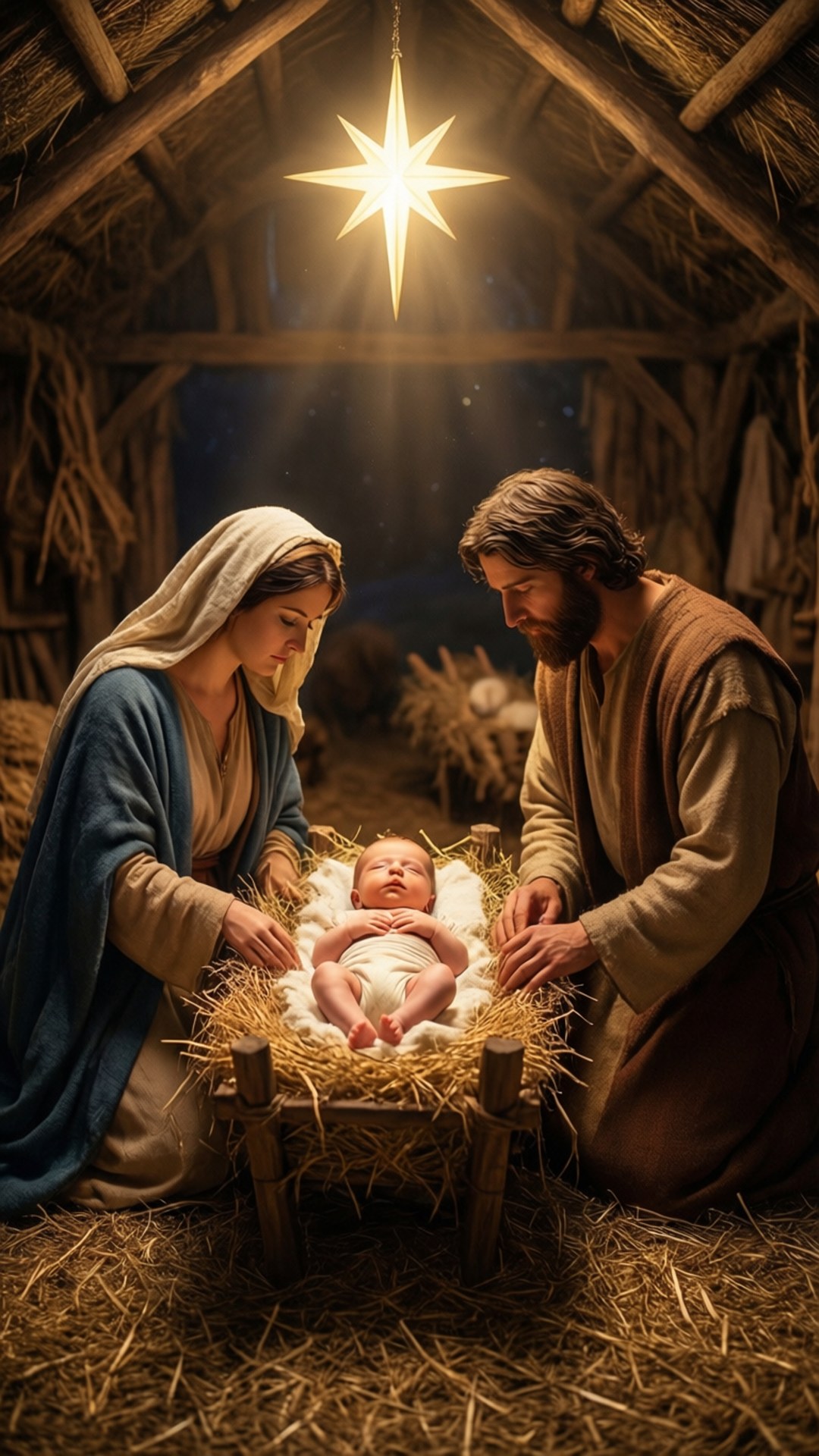 Escena de la Natividad Sagrada Fondos de pantalla