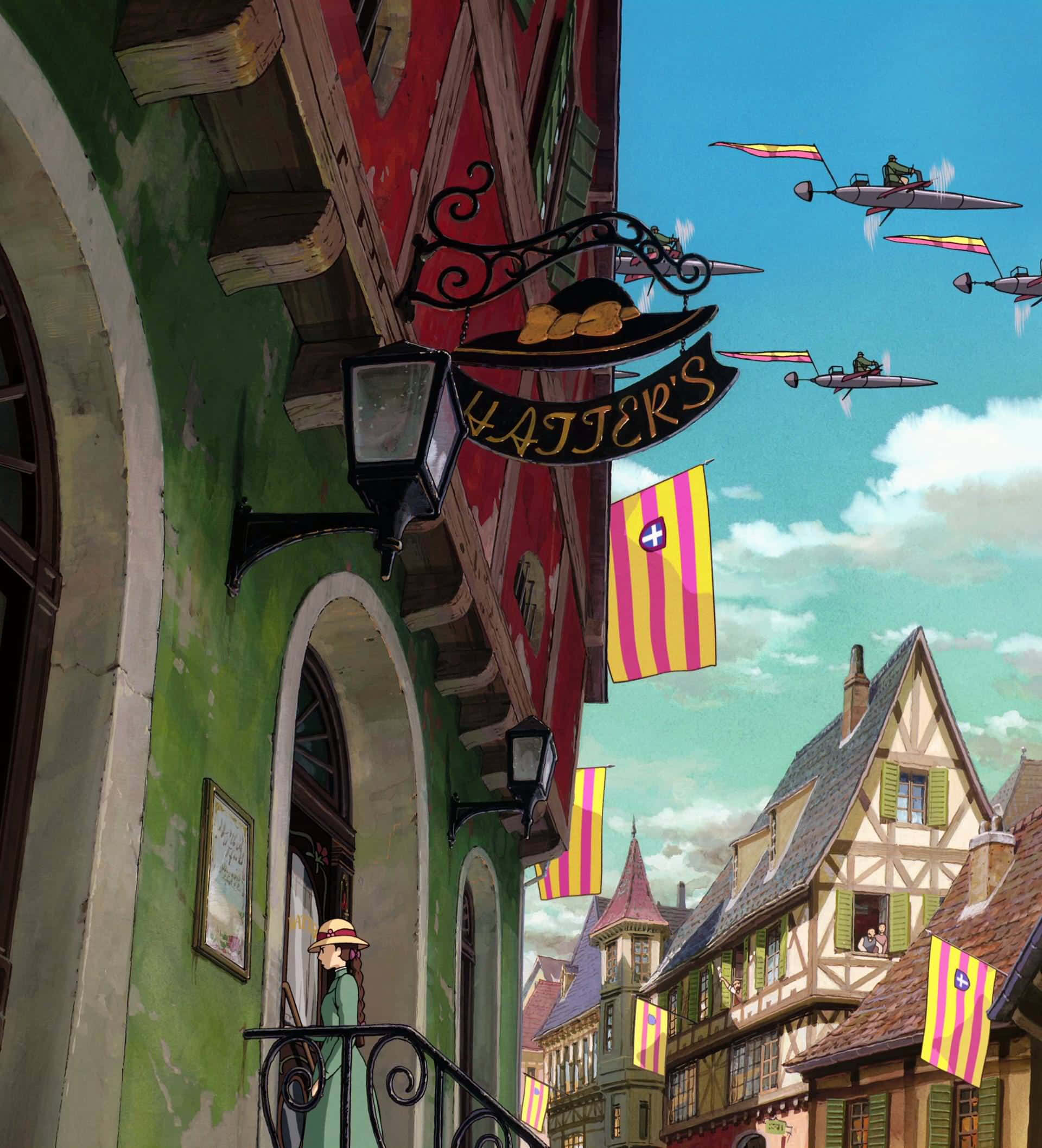 Escena Encantadora de Studio Ghibli Fondos de pantalla