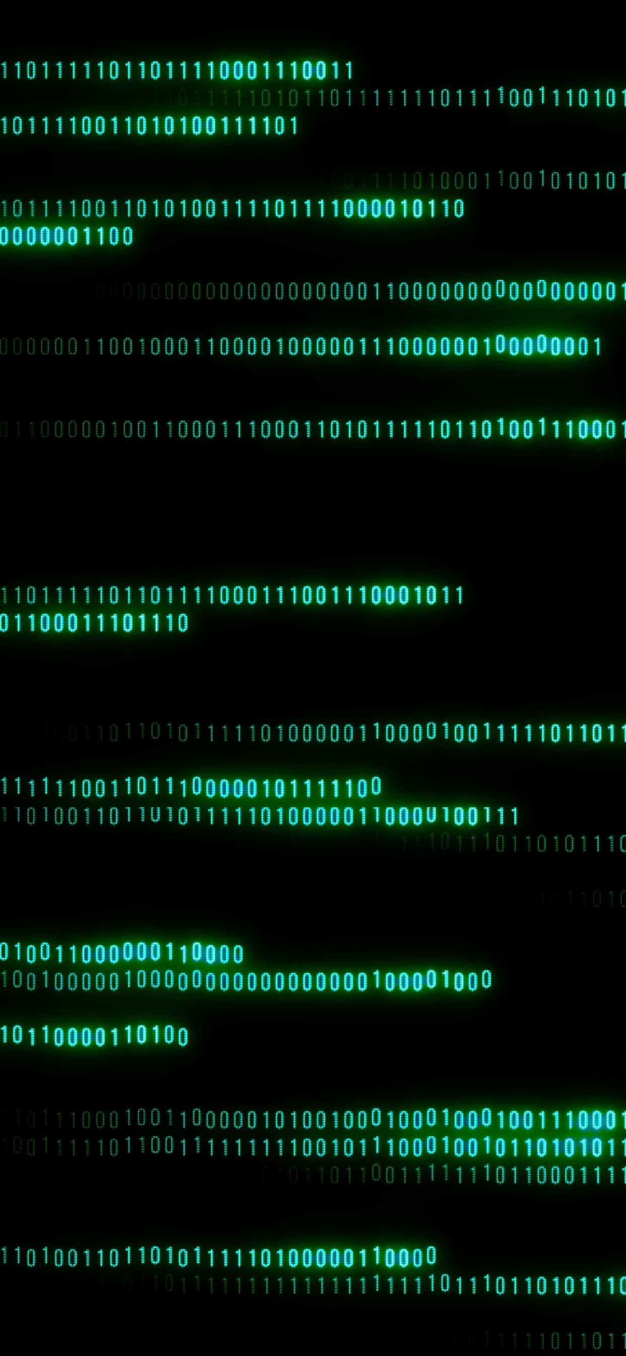 Escena Enigmática de Código Binario Fondos de pantalla