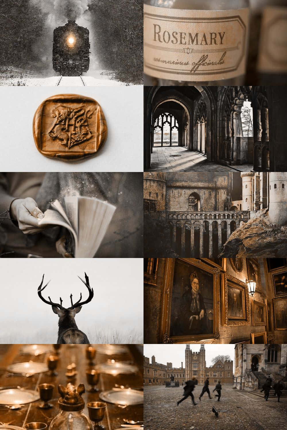 Escena Estética de Hogwarts Fondos de pantalla
