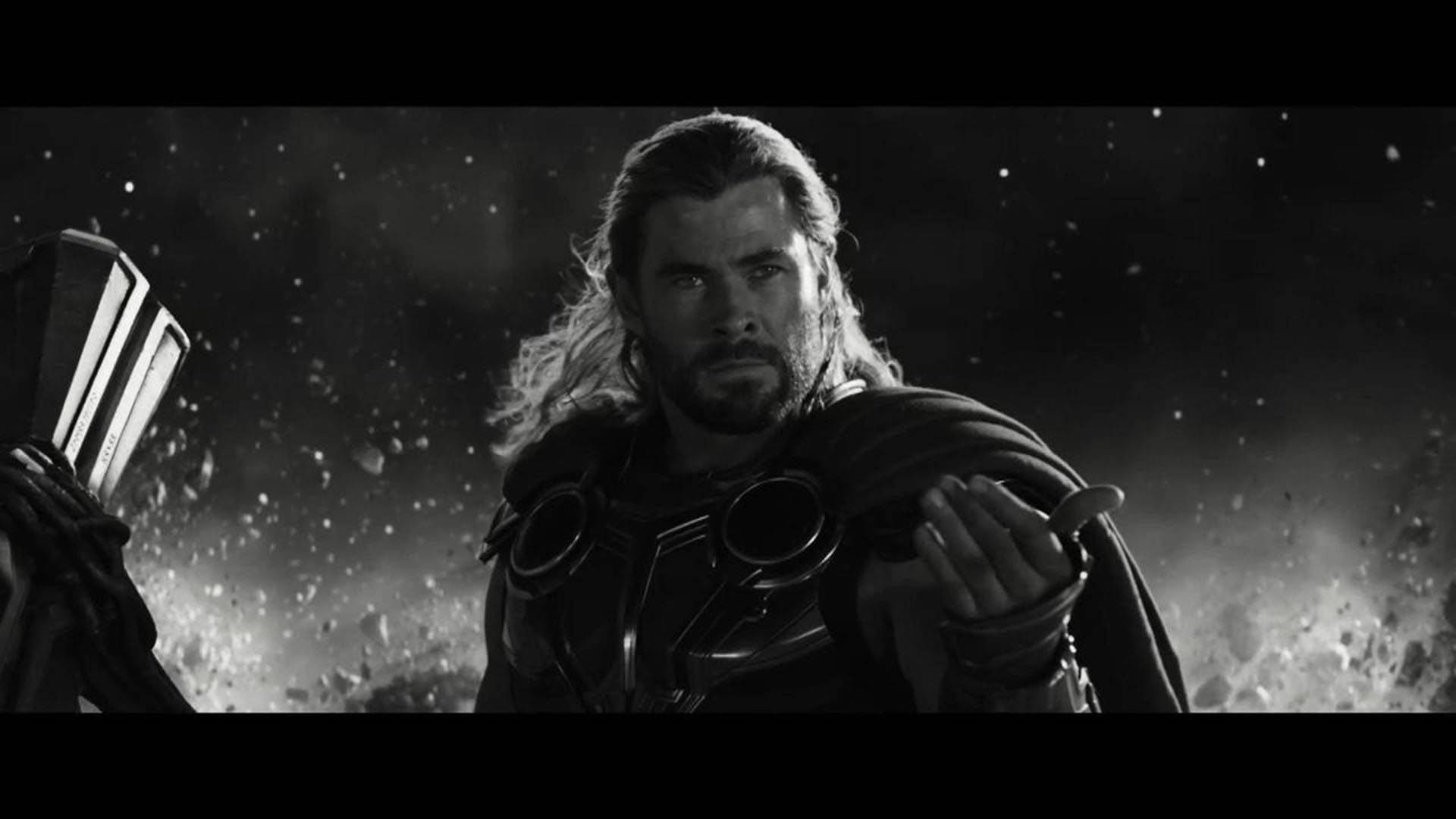 Escena Monocromática de Thor Love and Thunder Fondos de pantalla