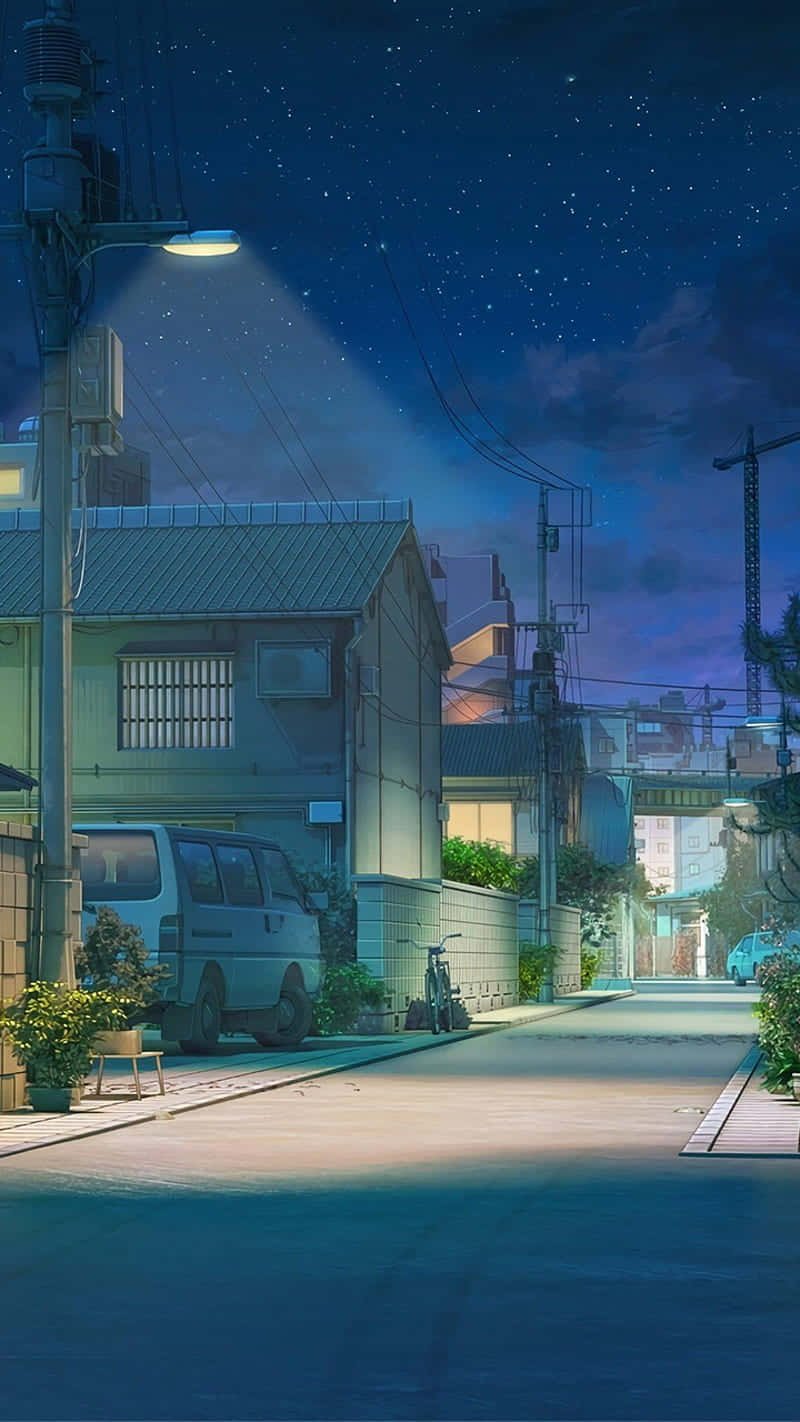Escena Nocturna Urbana de Comunidad Anime Fondos de pantalla