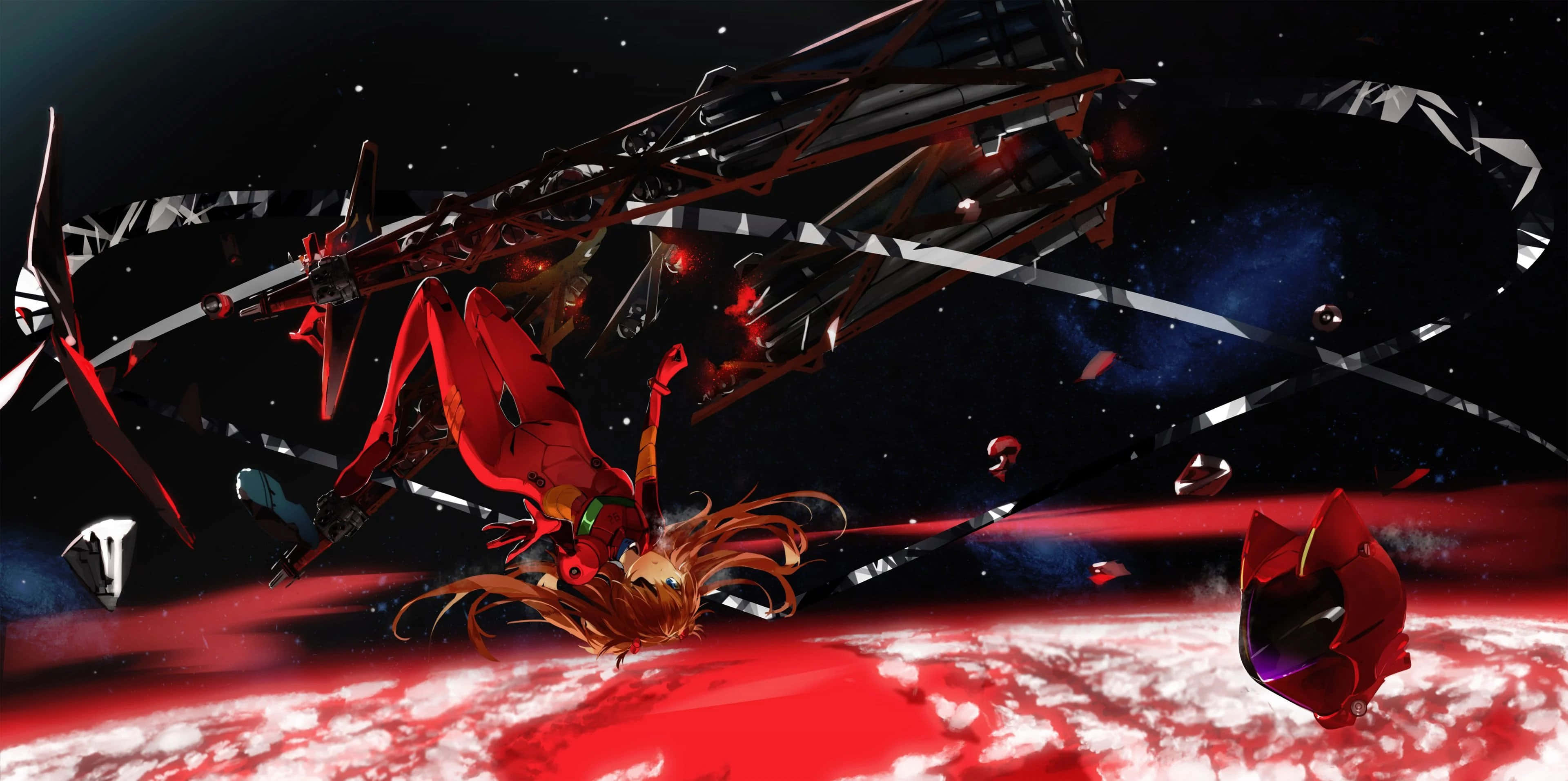 Escena sublime y poderosa de Neon Genesis Evangelion Fondos de pantalla