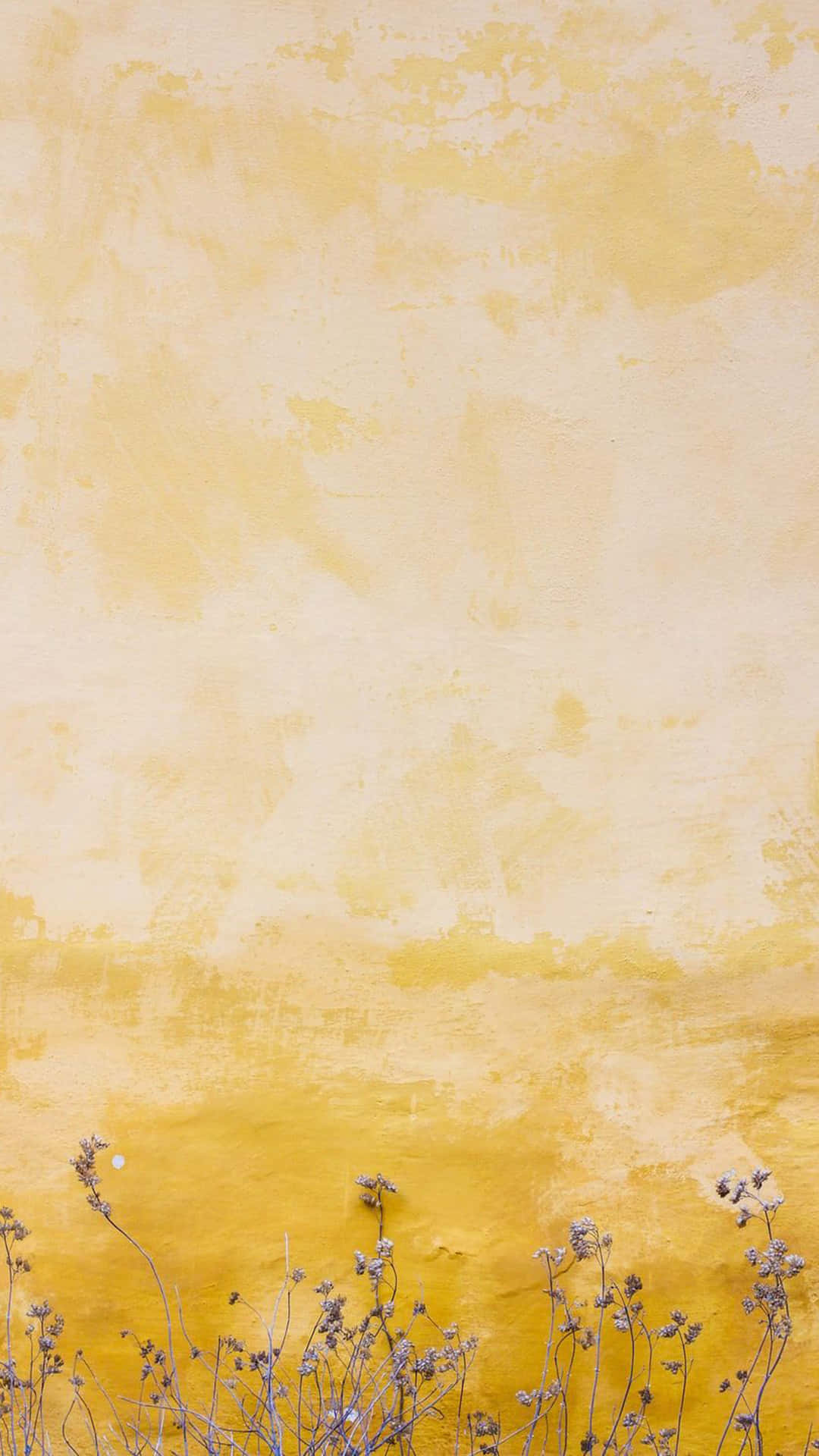 Escena tranquila de un fondo amarillo pastel Fondos de pantalla