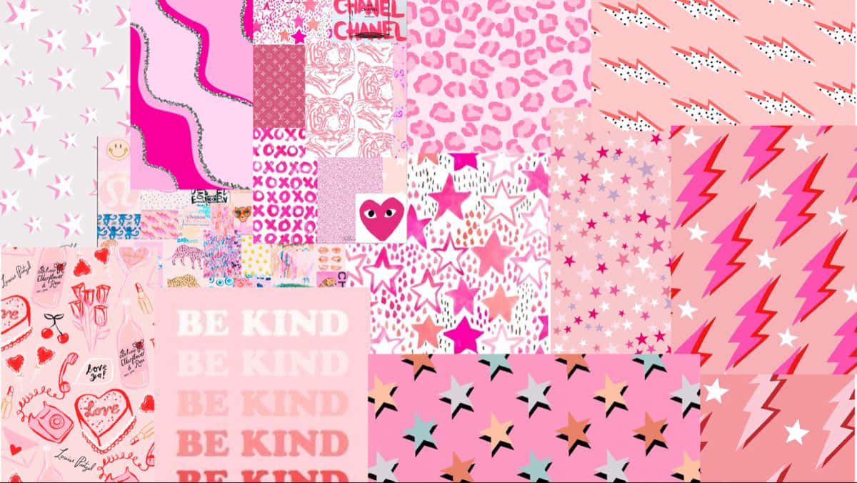 Escritorio con íconos preppy sin costuras Fondos de pantalla
