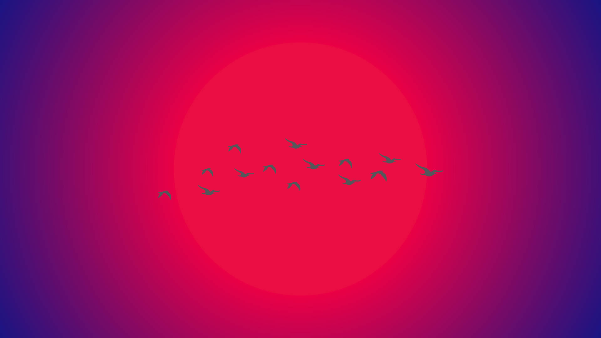 Escritorio Estético Minimalista con Gradiente de Cielo Radiante Fondos de pantalla