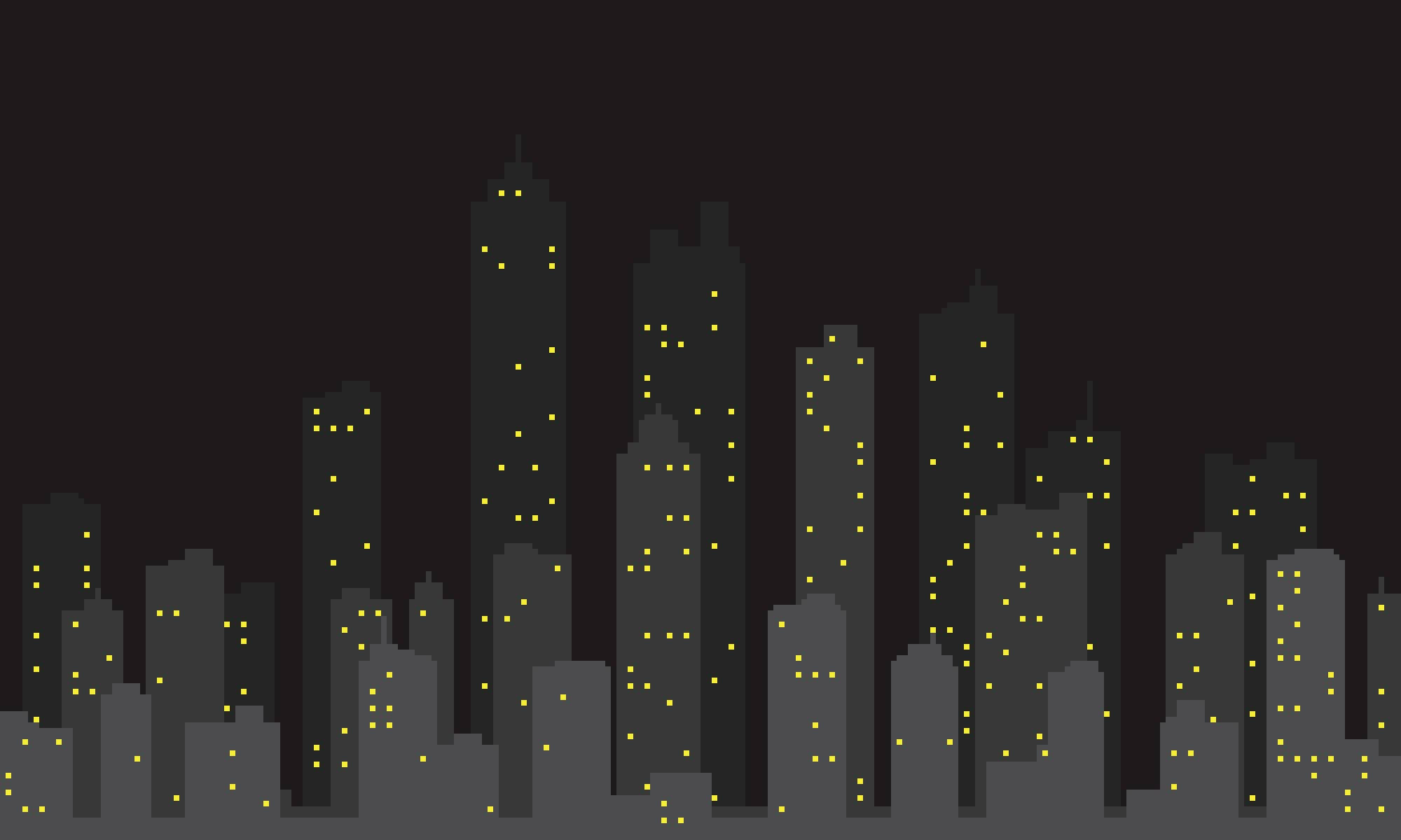 Escritorio Minimalista de Línea Urbana Fondos de pantalla