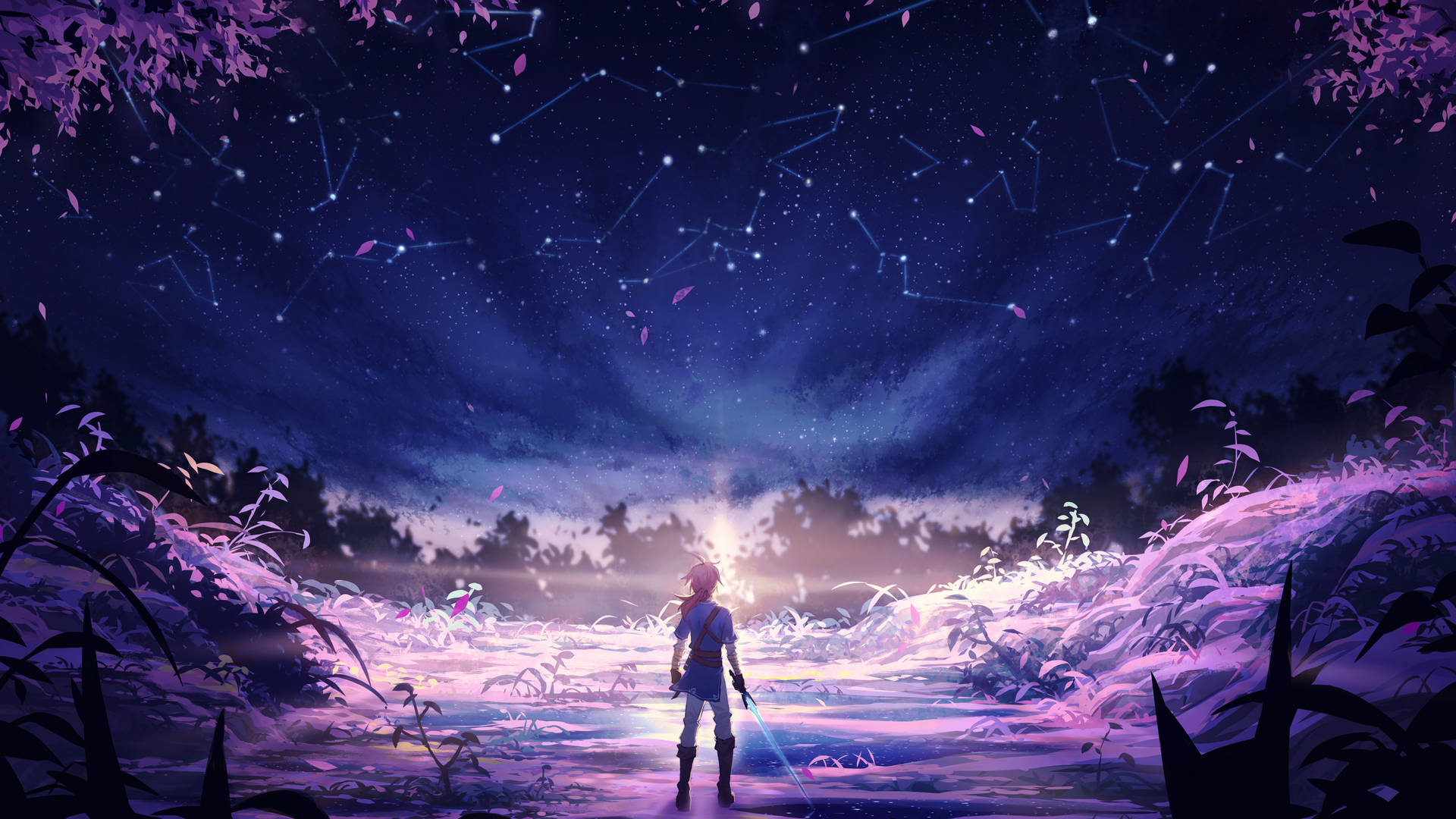 Escritorio Púrpura de Leyenda de Zelda para Gaming Fondos de pantalla