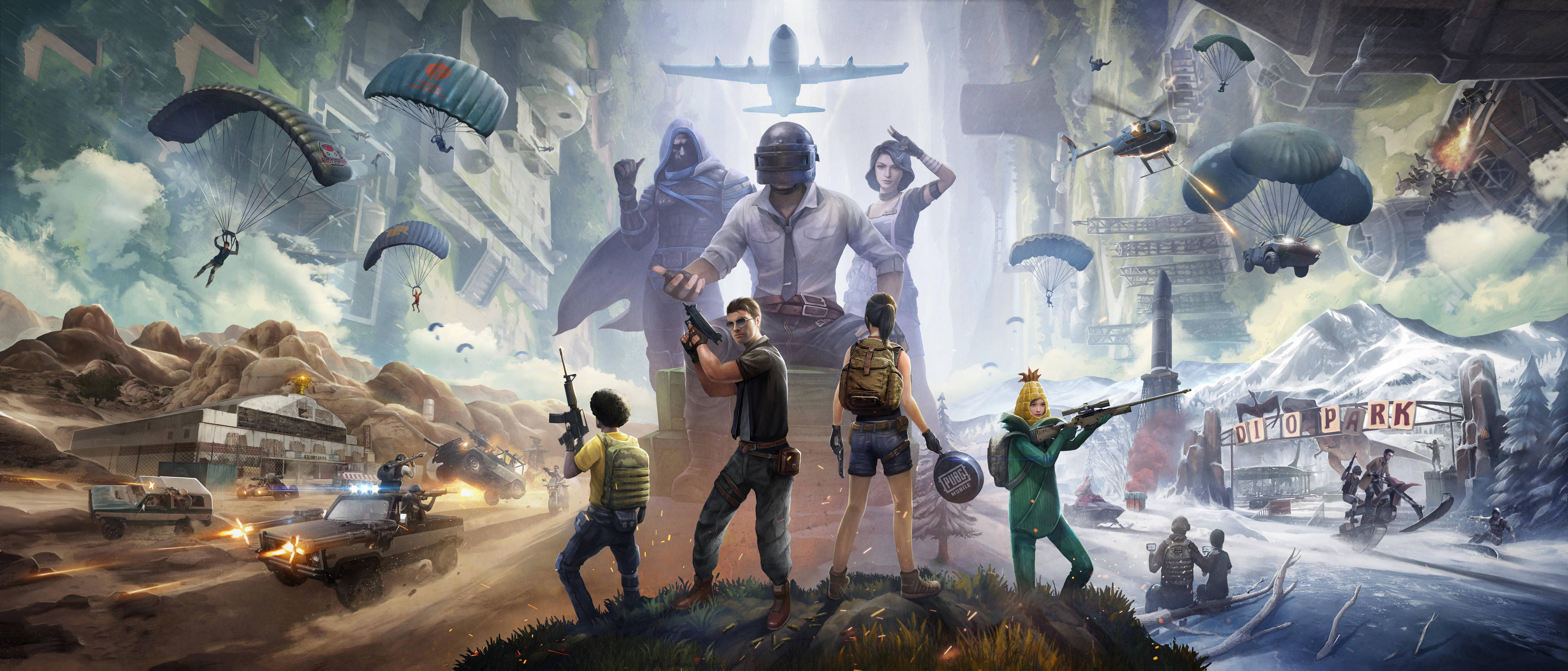Escuadrón de PUBG 8K Gaming Fondos de pantalla