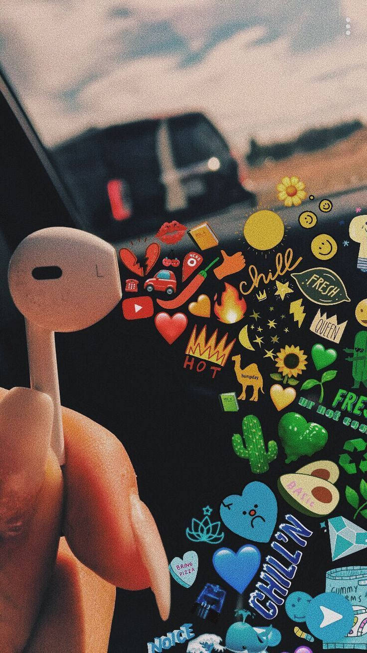 Escucha tus canciones favoritas con estos elegantes Airpods Fondos de pantalla