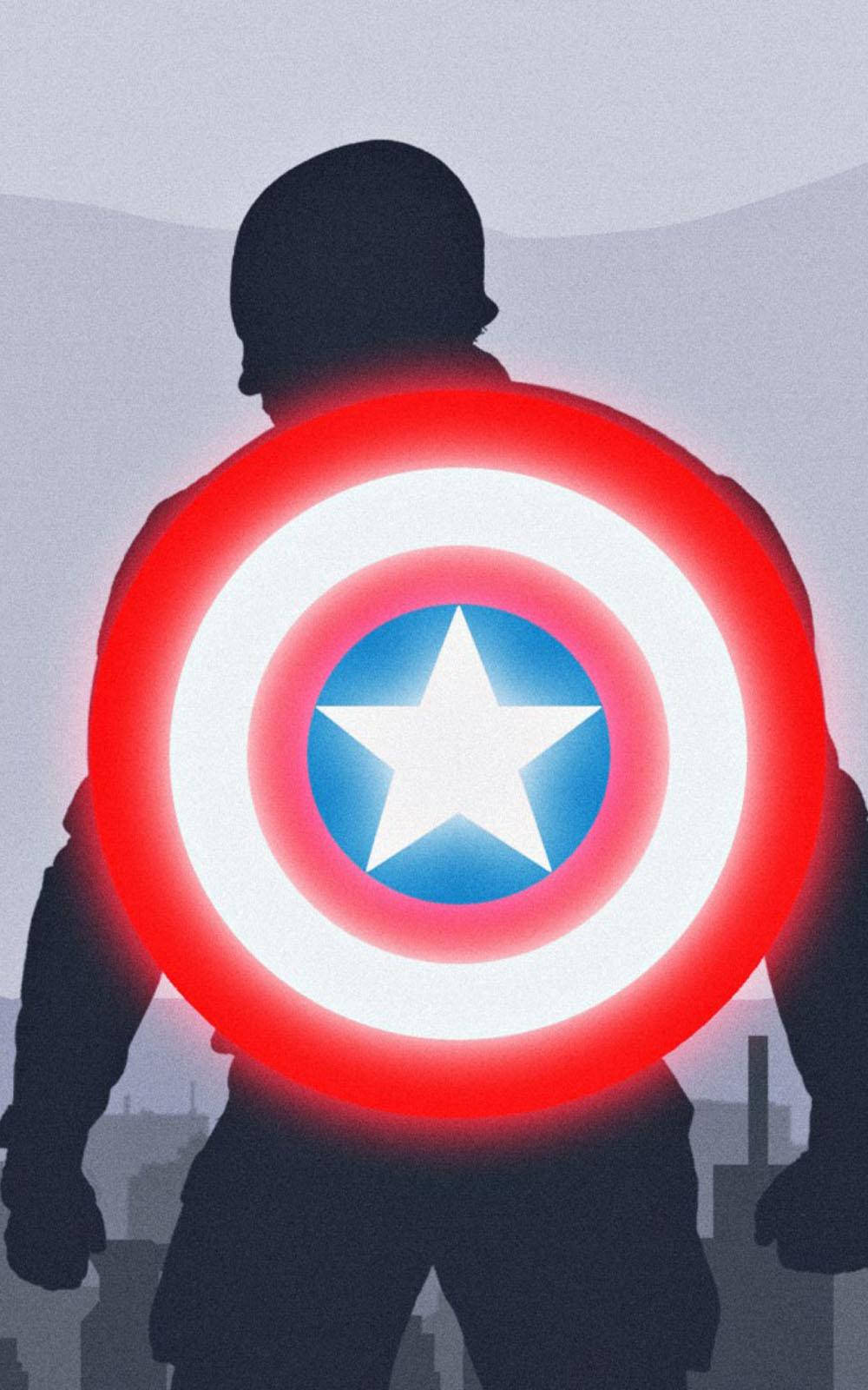 Escudo Brillante Móvil del Capitán América Fondos de pantalla