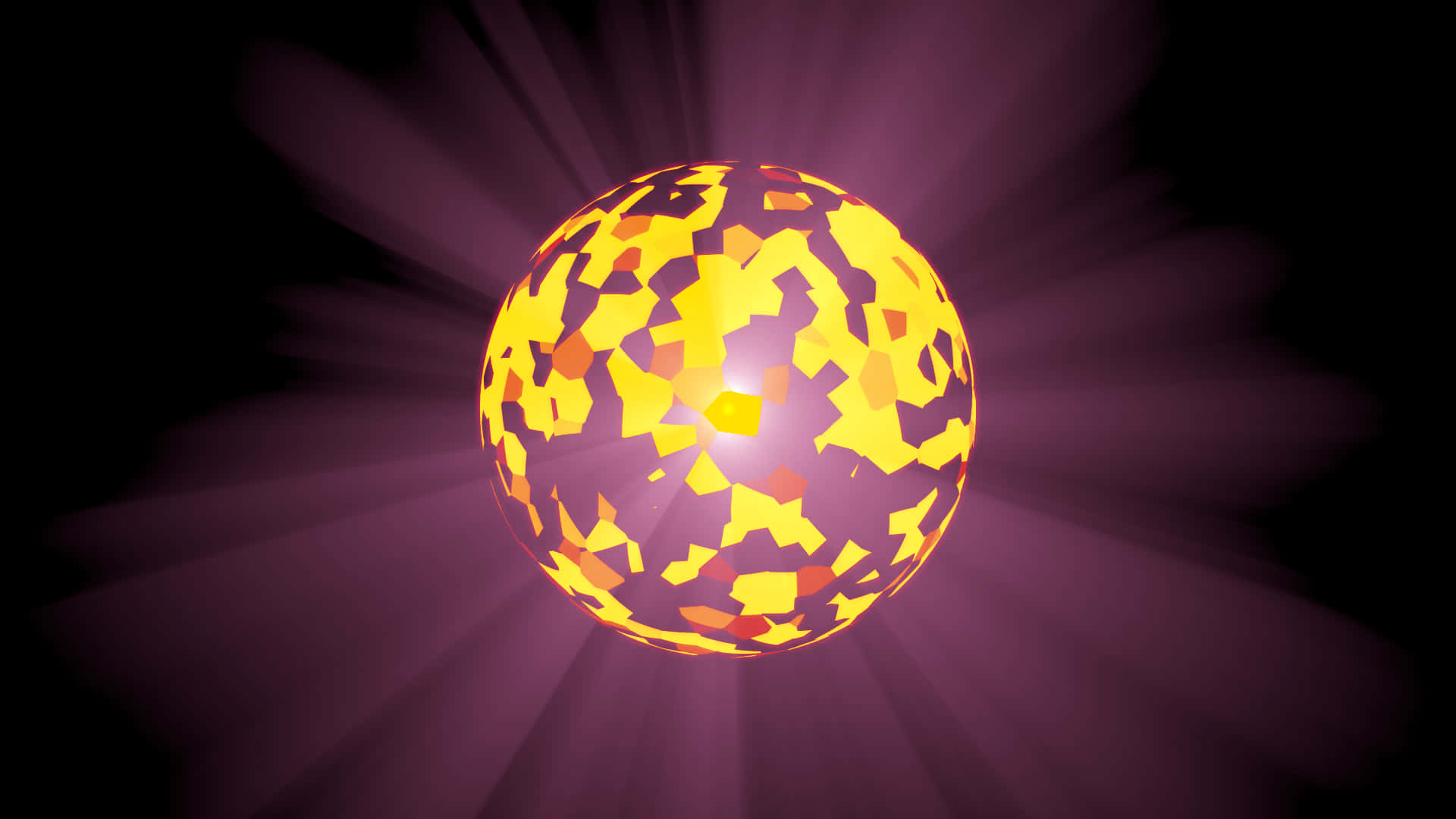Esfera de color amarillo neón claro brillante Fondos de pantalla