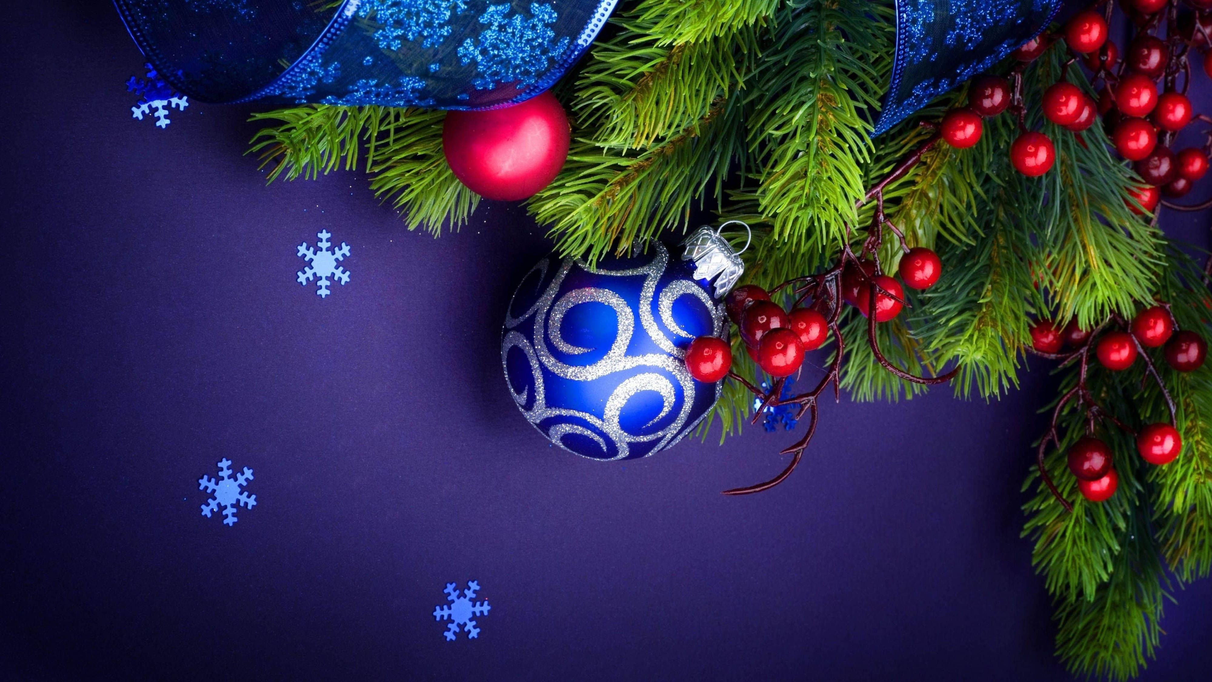 Esferas Navideñas 4K Ultra HD Fondos de pantalla