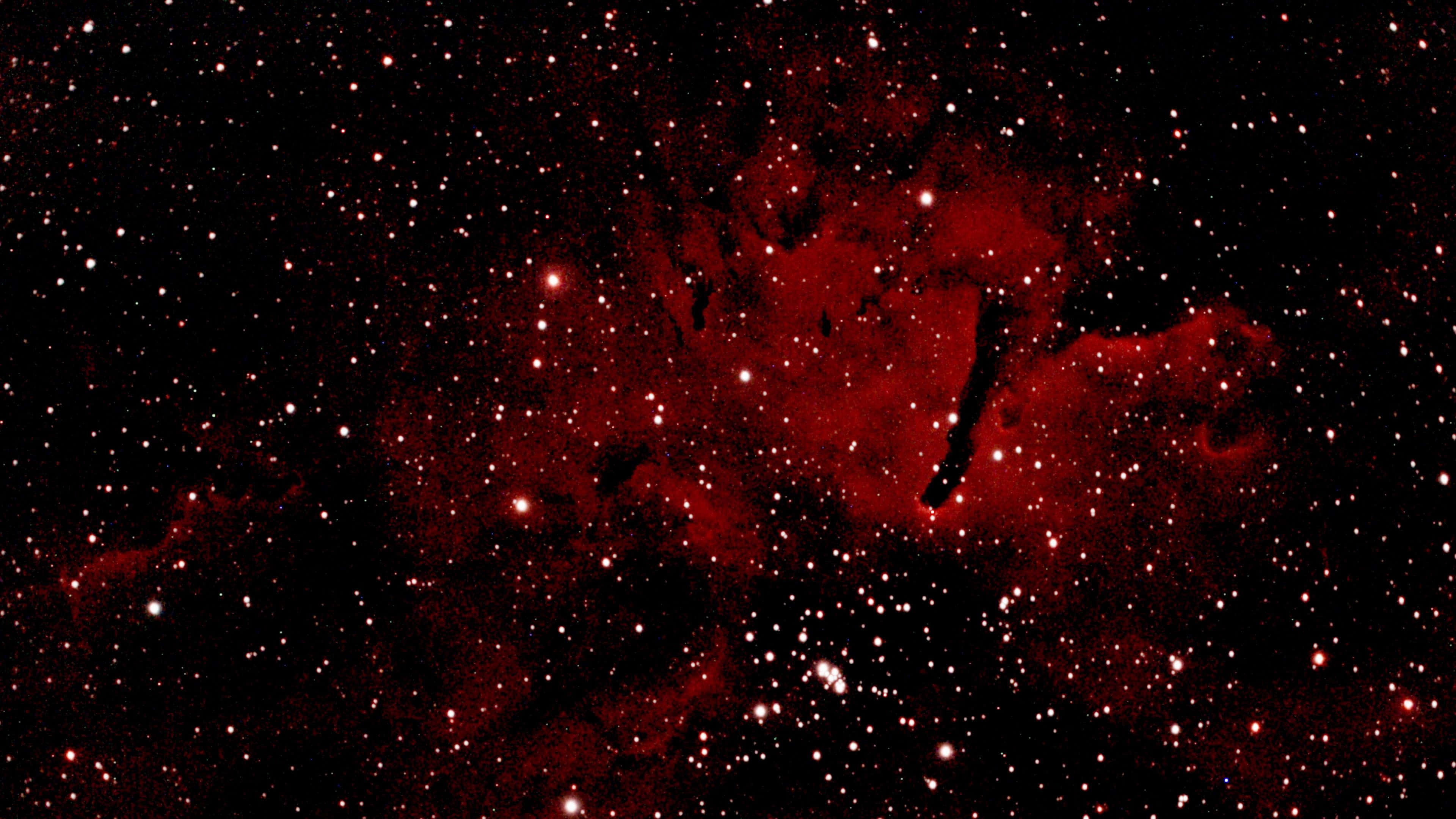Espacio Rojo con Estrellas Grandes y Brillantes Fondos de pantalla