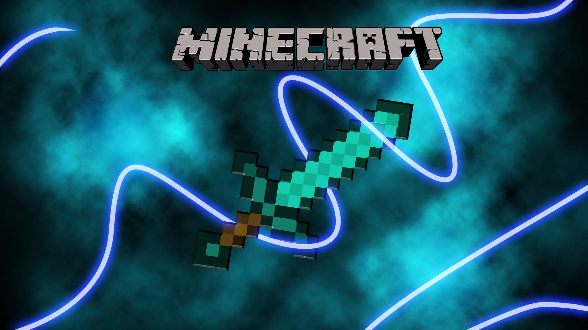 Espada de Minecraft para Gaming 1920x1080 Fondos de pantalla