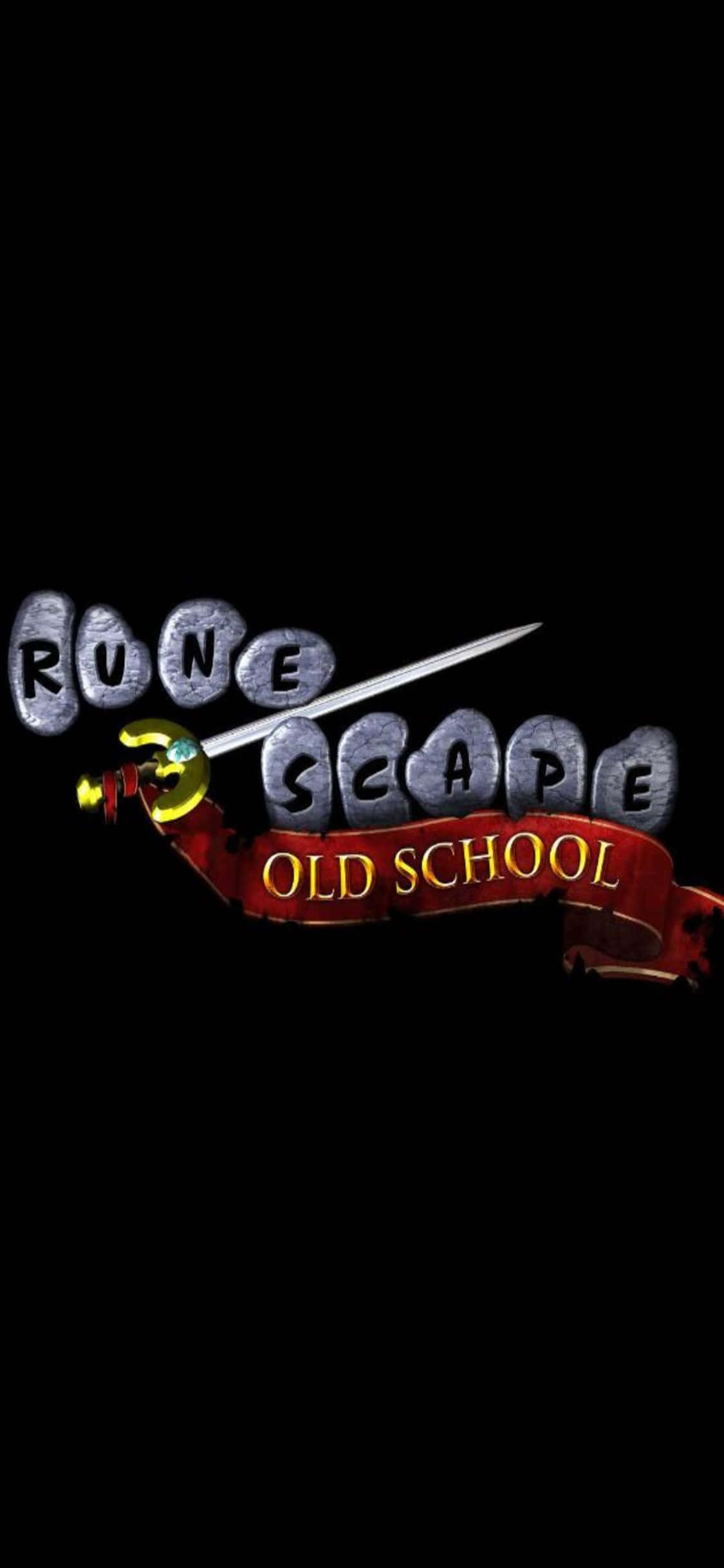 Espada en Fondo Oldschool de iPhone X Runescape Fondos de pantalla