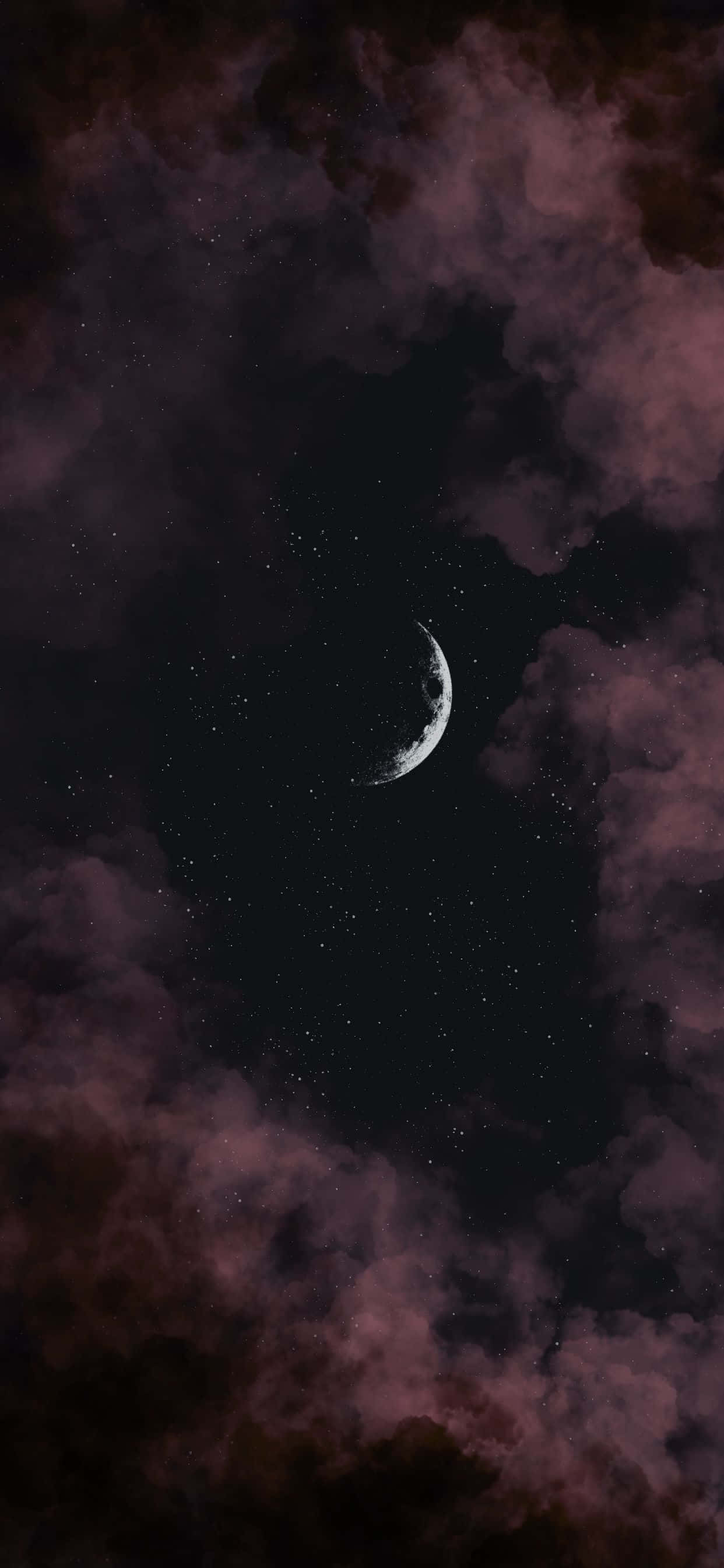 Espectacular Cielo Nocturno Iluminado por la Luna Fondos de pantalla