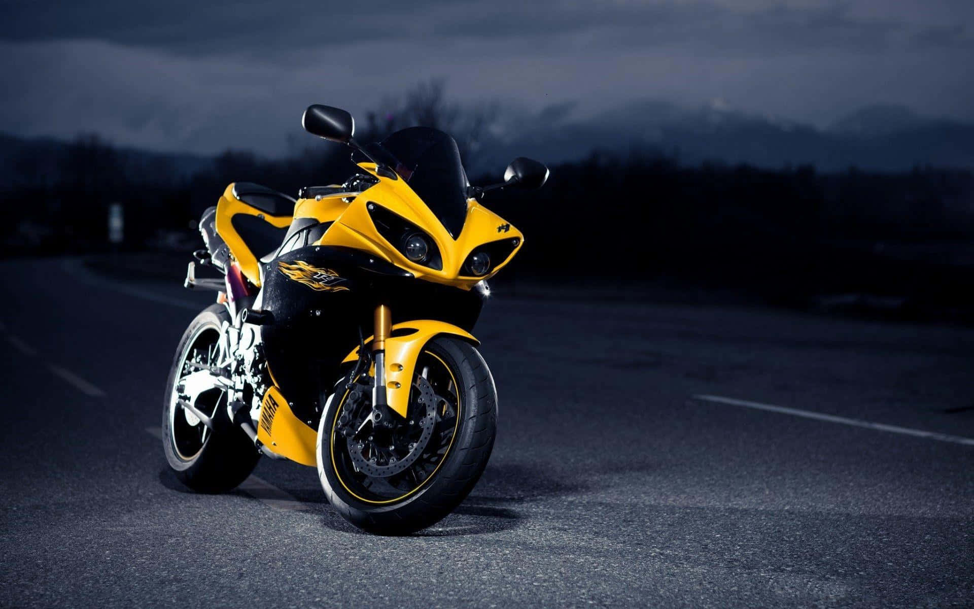 Espectacular Fondo de Moto Yamaha Serie R Fondos de pantalla