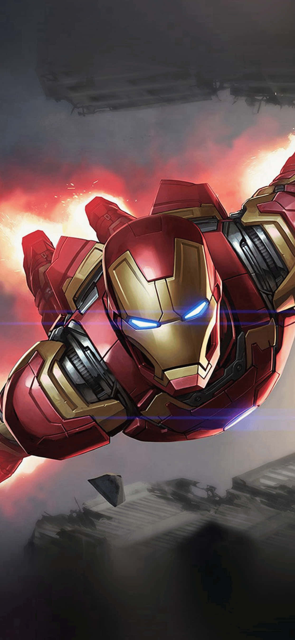 Espectacular muestra de héroes de Marvel en la pantalla del iPhone XS Max Fondos de pantalla