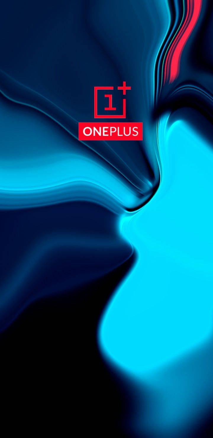 Espectacular OnePlus 9R con fondo abstracto azul frío Fondos de pantalla