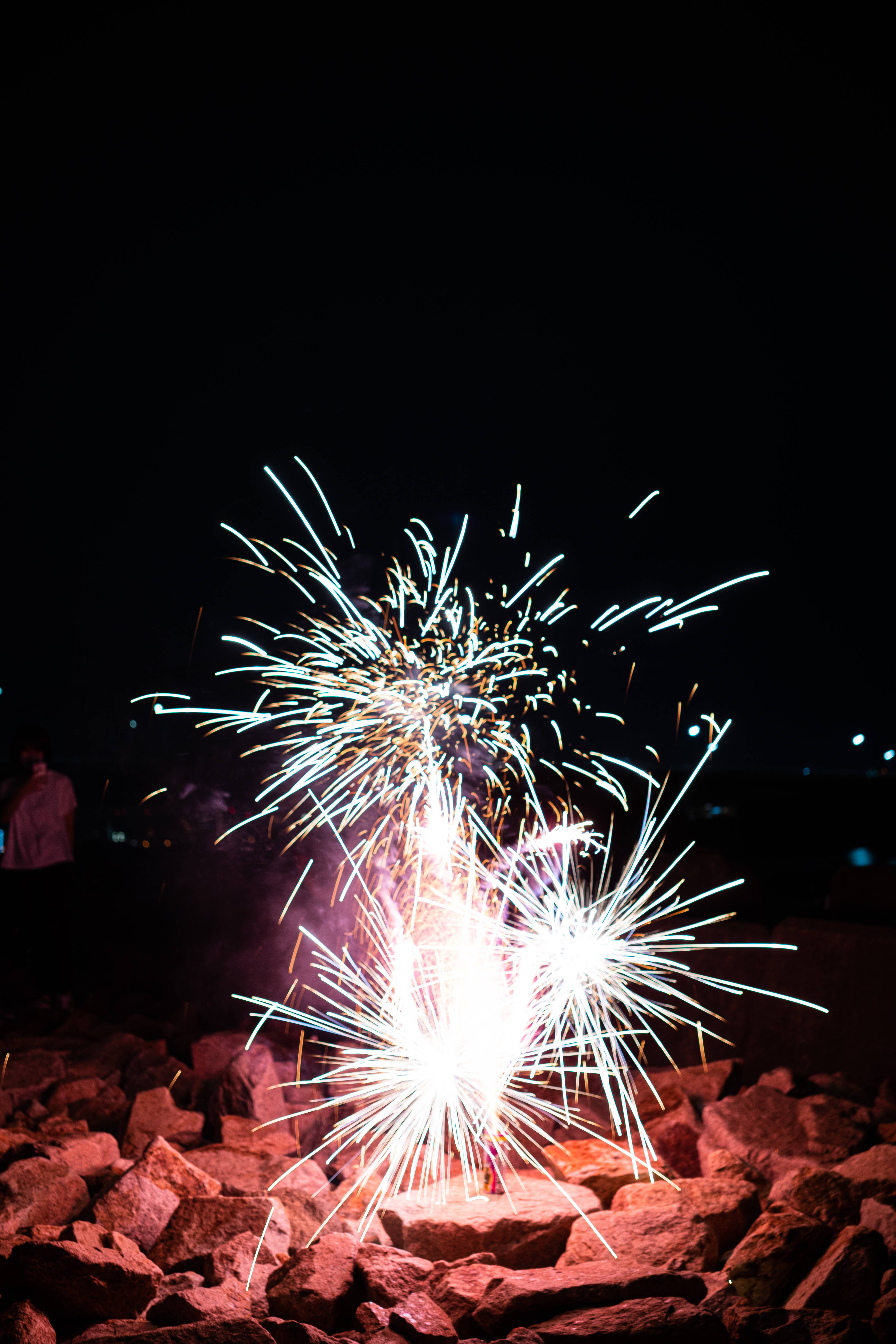 Espectáculo de Fuegos Artificiales iPad Mini Fondos de pantalla
