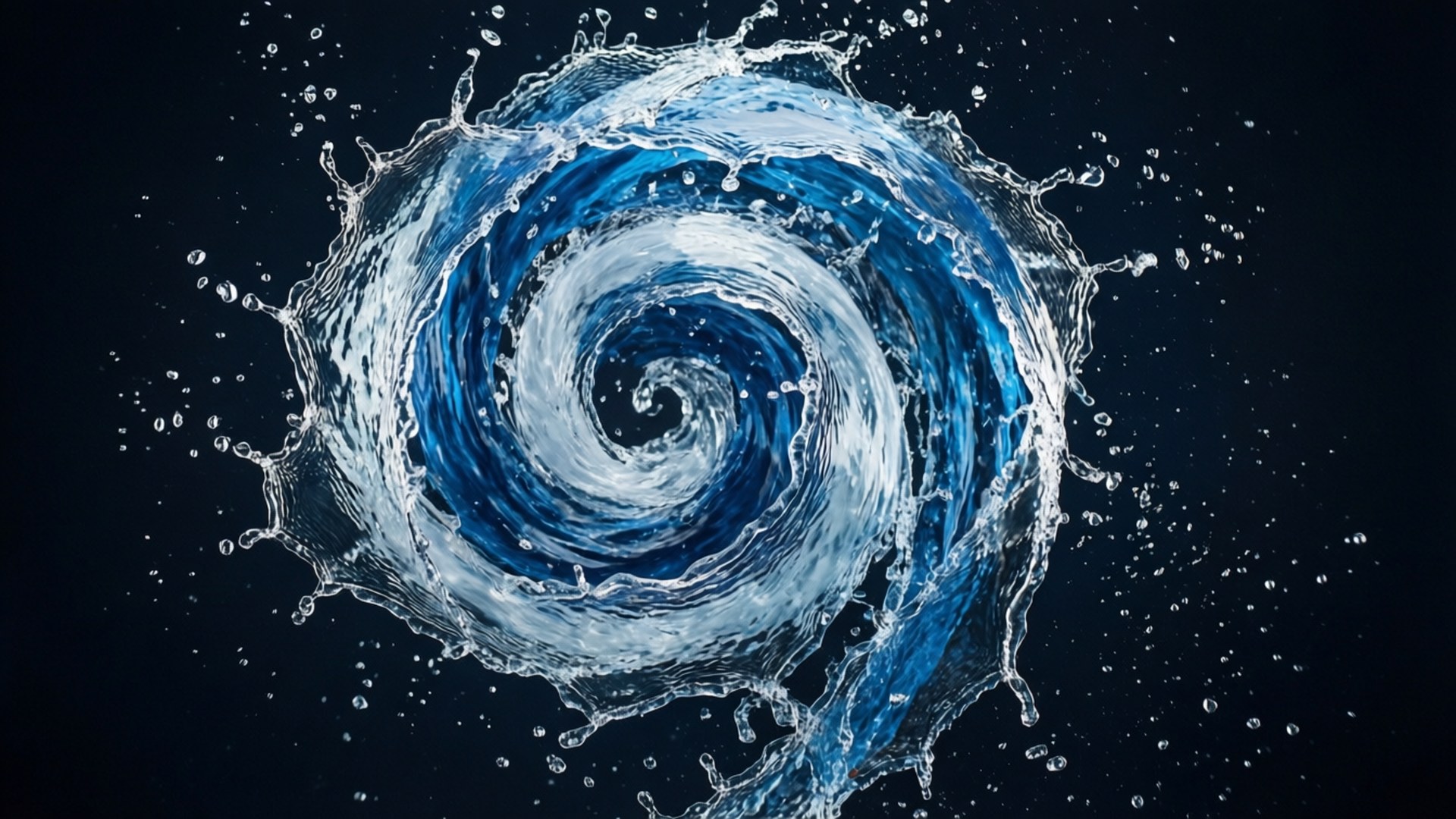 Espiral de Agua Fondos de pantalla