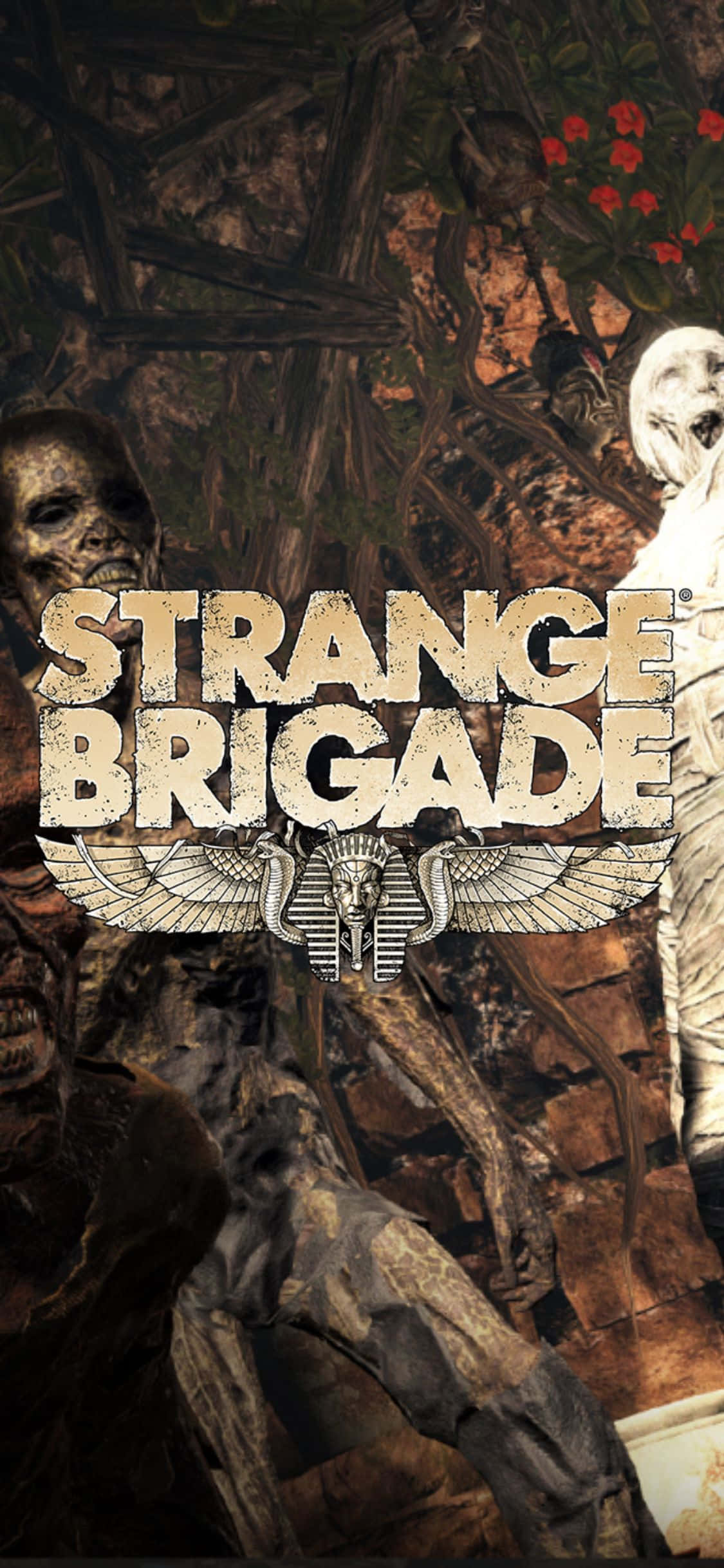 Esqueletos zombies aterradores Fondo de Strange Brigade para iPhone X Fondos de pantalla