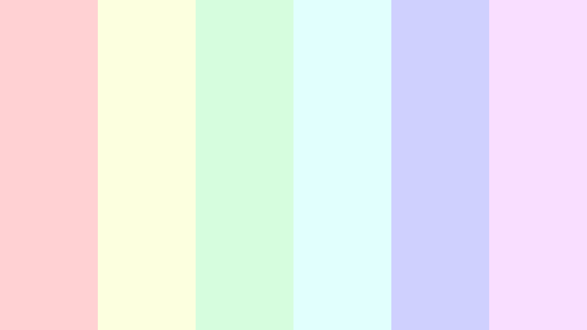 Esquema de colores pastel arcoíris Fondos de pantalla