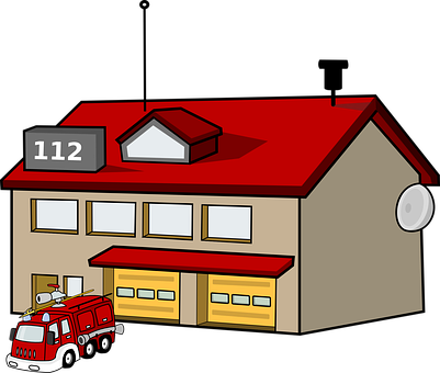 Estación de Bomberos de Dibujos Animados 112 Fondos de pantalla