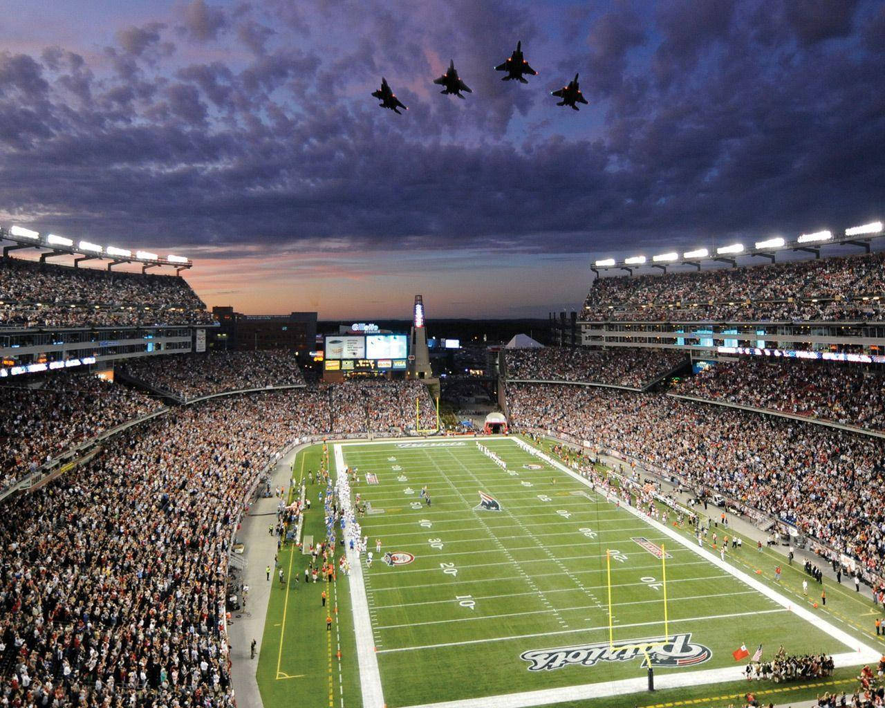 Estadio de fútbol americano de la NFL lleno Fondos de pantalla