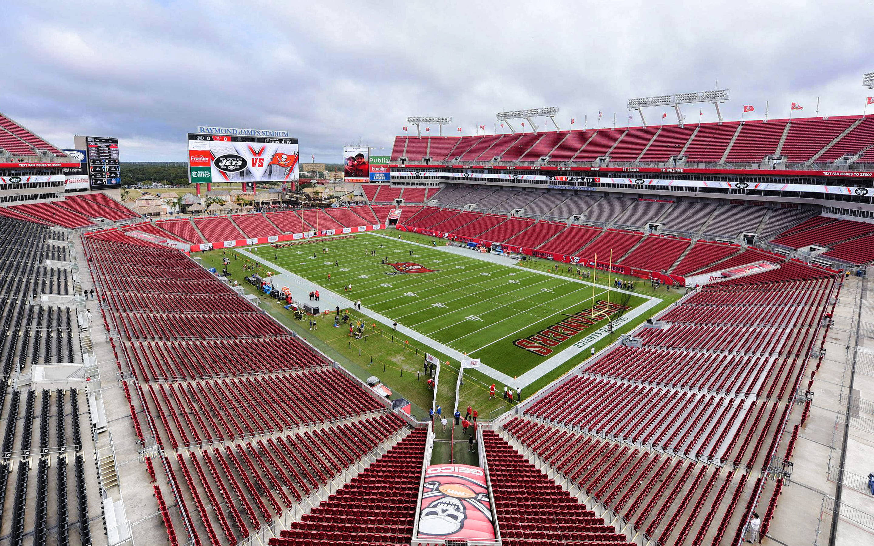 Estadio Raymond James de los Buccaneers Fondos de pantalla