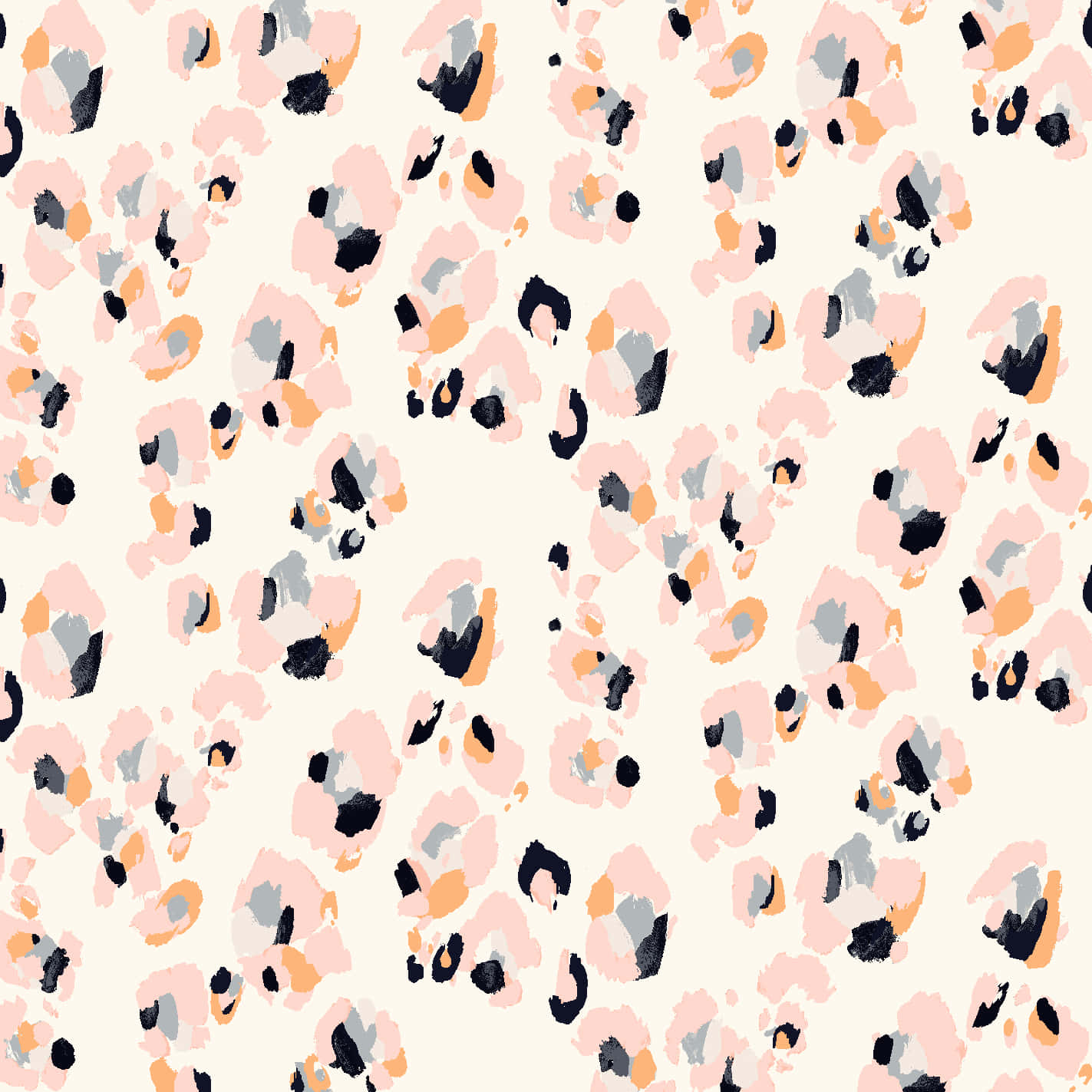 Estampado abstracto de lindo leopardo pintado Fondos de pantalla