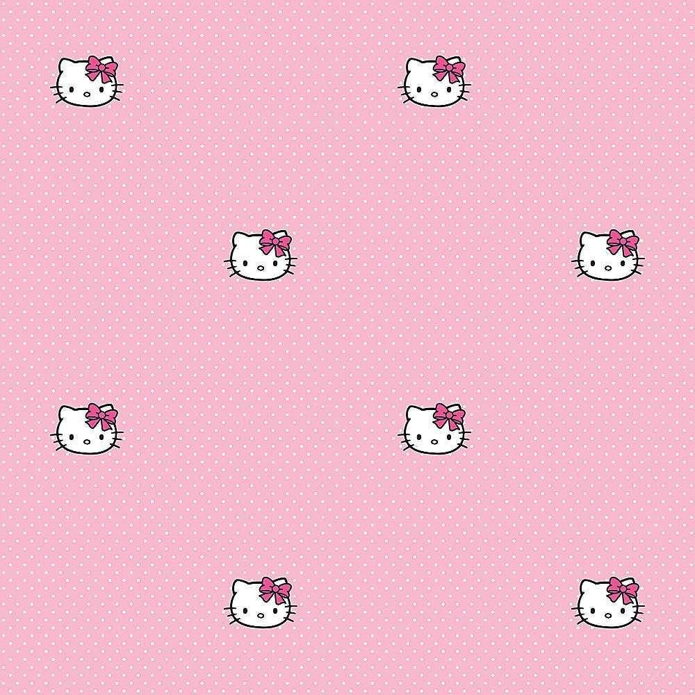 Estampado de Cabezas de Hello Kitty Rosa Fondos de pantalla