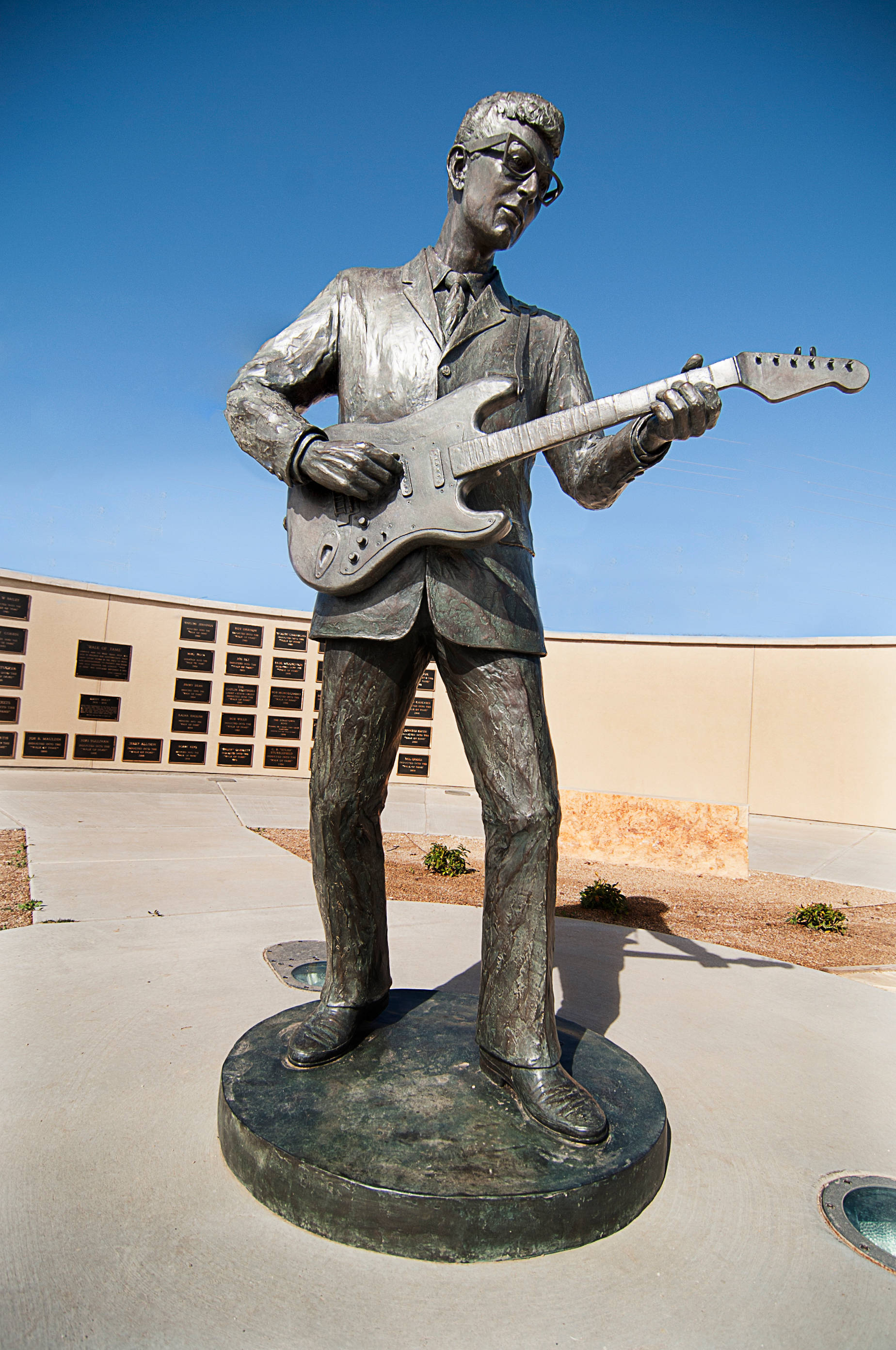 Estatua de Buddy Holly y los Crickets Fondos de pantalla