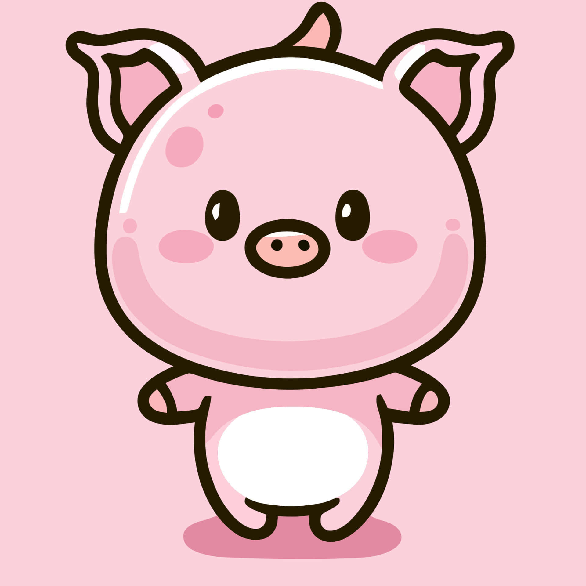 ¡Este cerdito adorable está listo para mimos! Fondos de pantalla