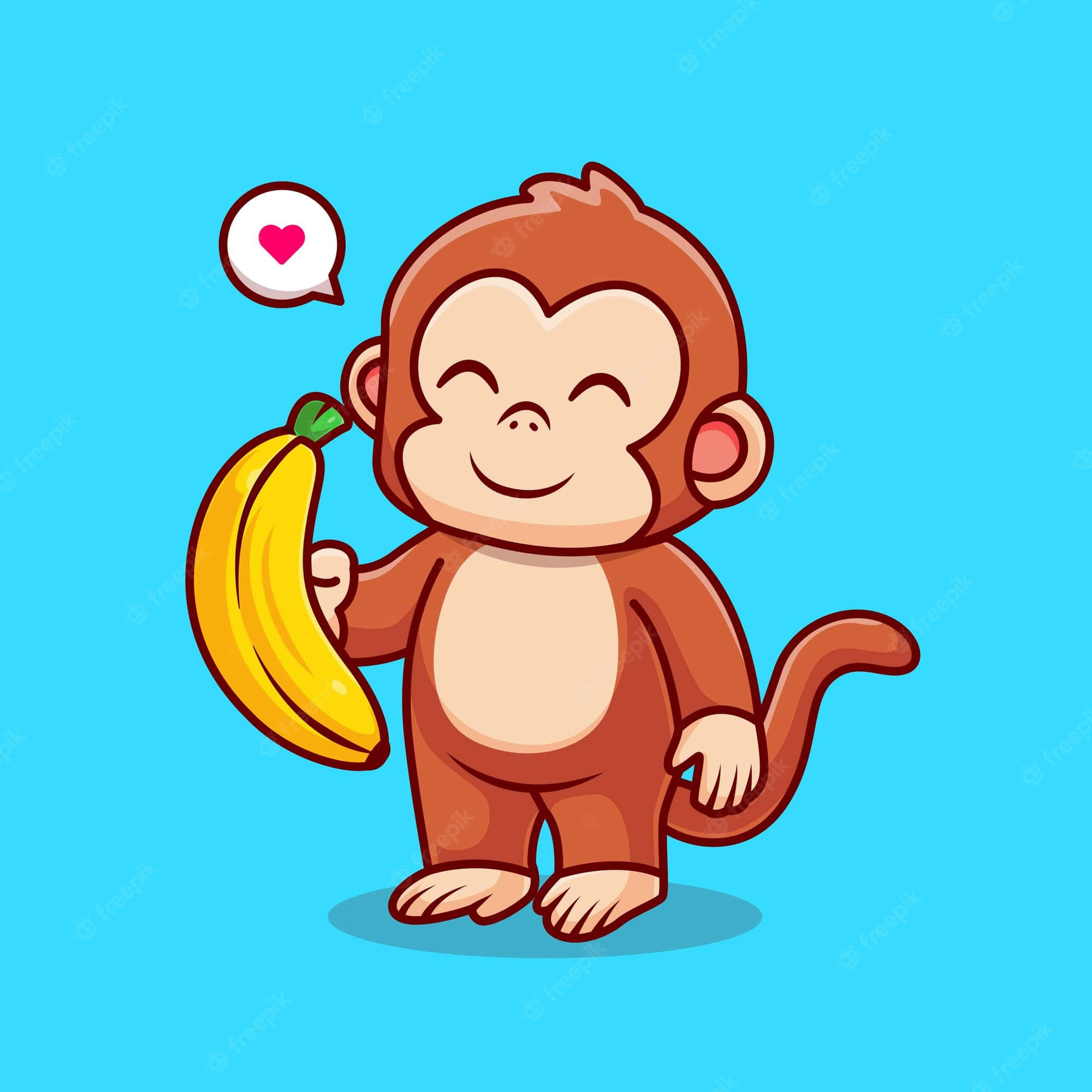 ¡Este mono lindo no puede esperar para empezar su día! Fondos de pantalla