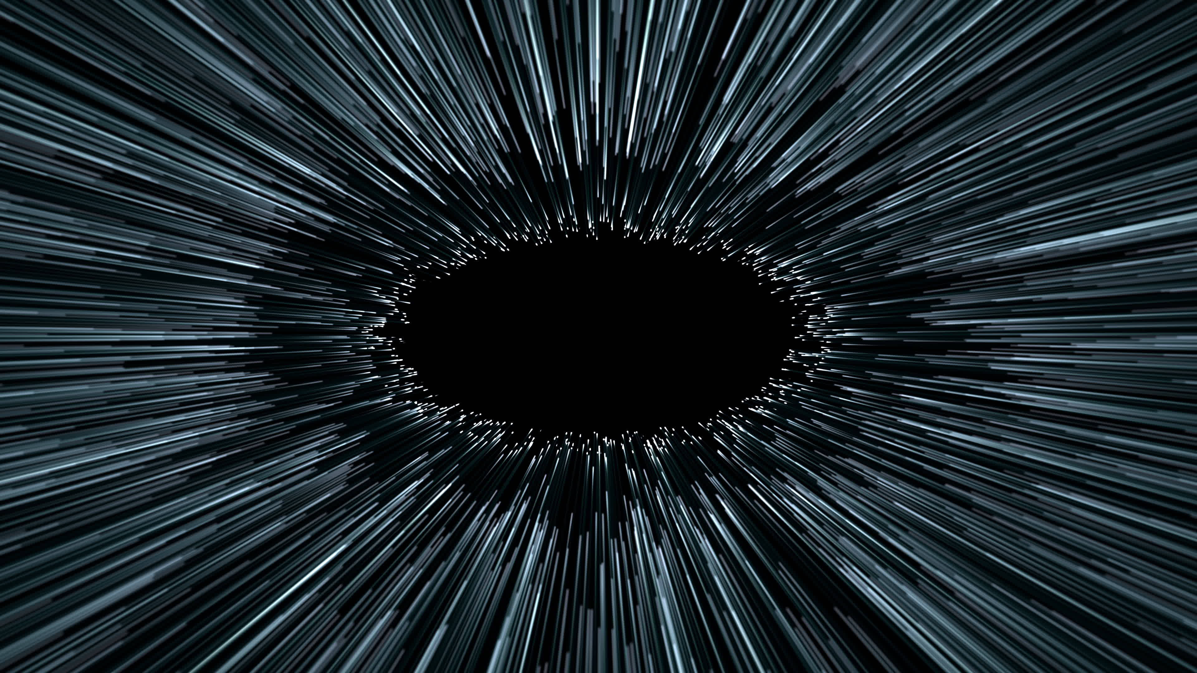 Estelas de luz de agujero negro 4K Fondos de pantalla