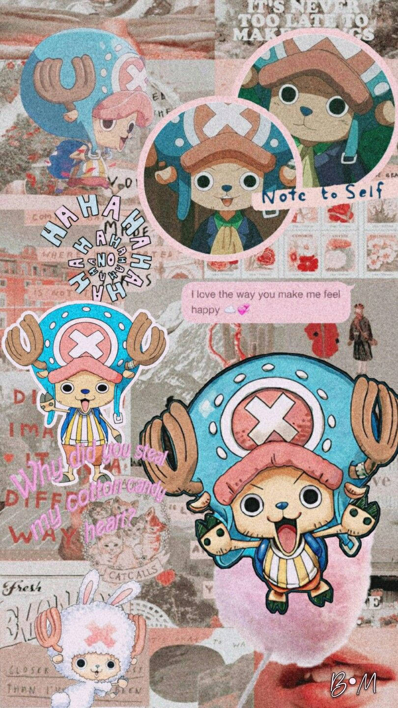 Estética adorable de Chopper de One Piece