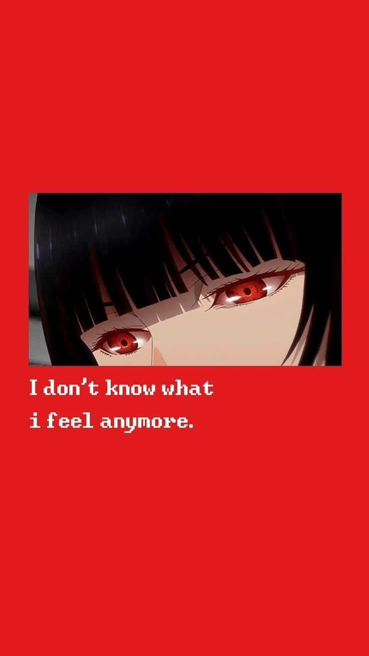 Estética Anime Cita Roja de Kakegurui Fondos de pantalla